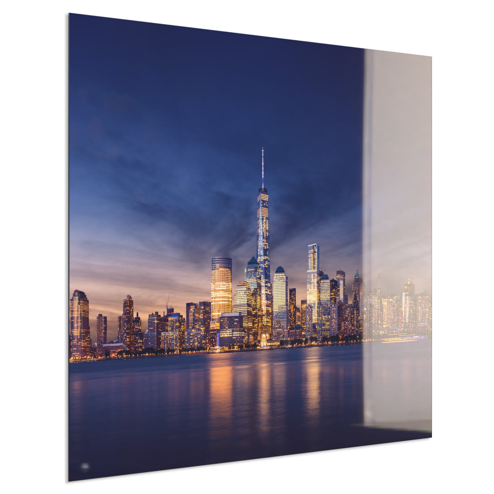 Deko Glas Wandbild Motiv 011 New York Tower One