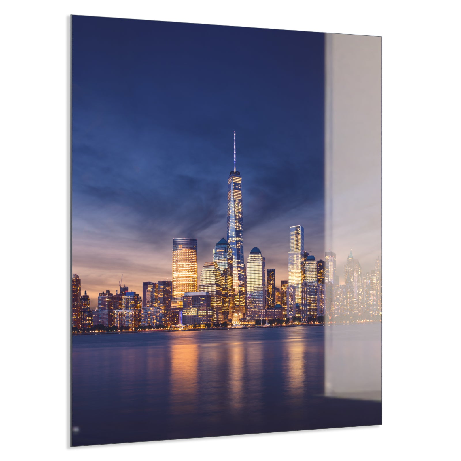 Deko Glas Wandbild Motiv 011 New York Tower One