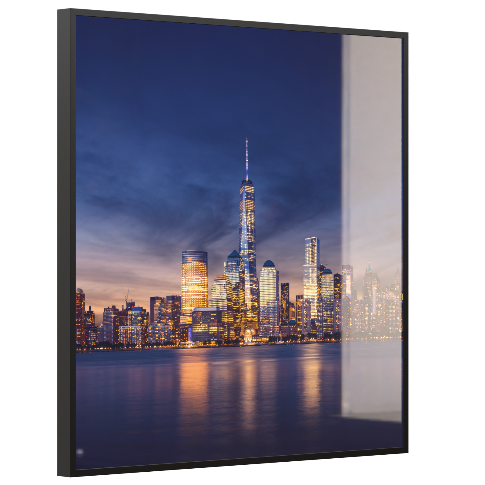 Deko Glas Wandbild Motiv 011 New York Tower One
