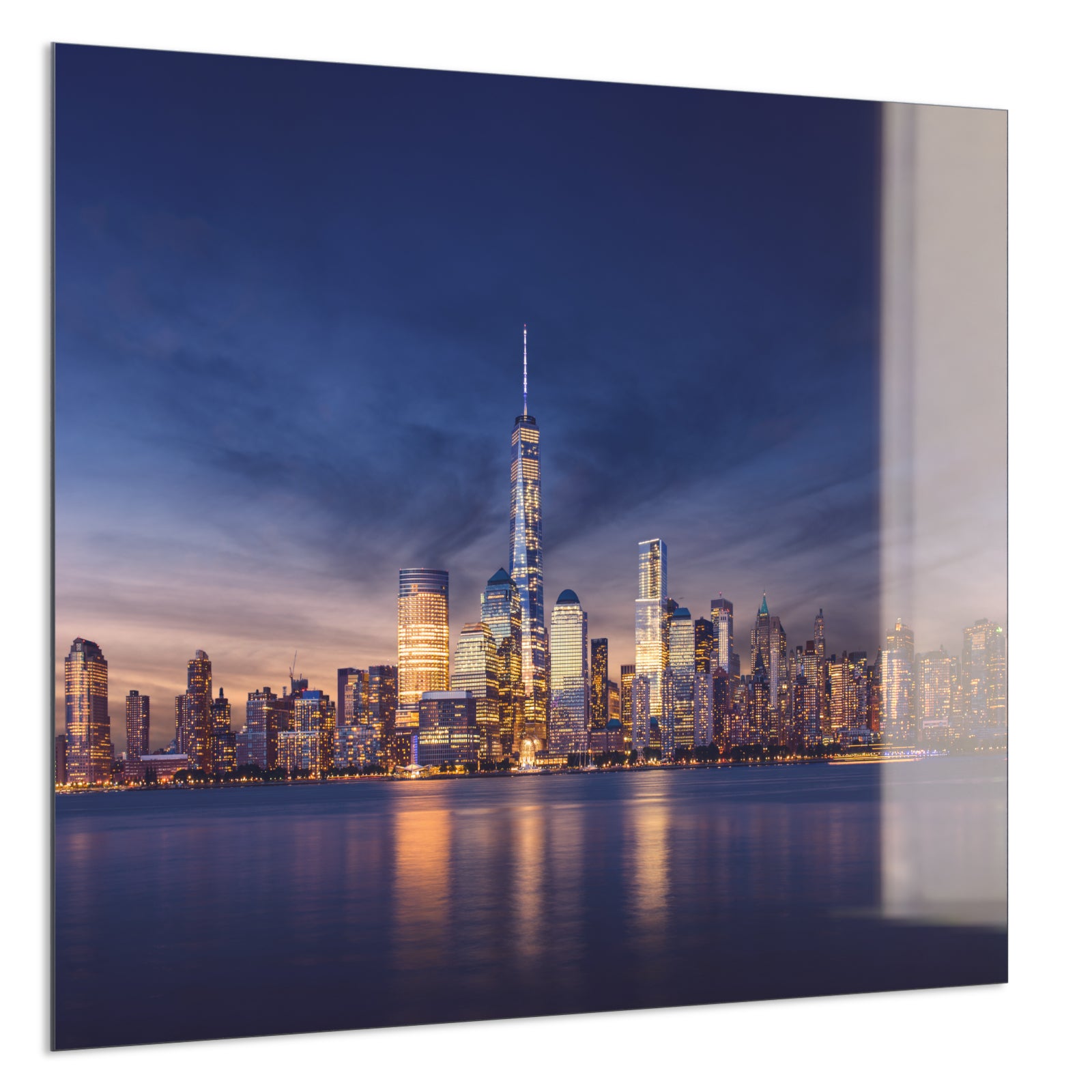 Deko Glas Wandbild Motiv 011 New York Tower One