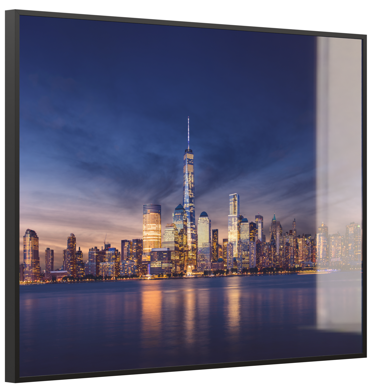 Deko Glas Wandbild Motiv 011 New York Tower One