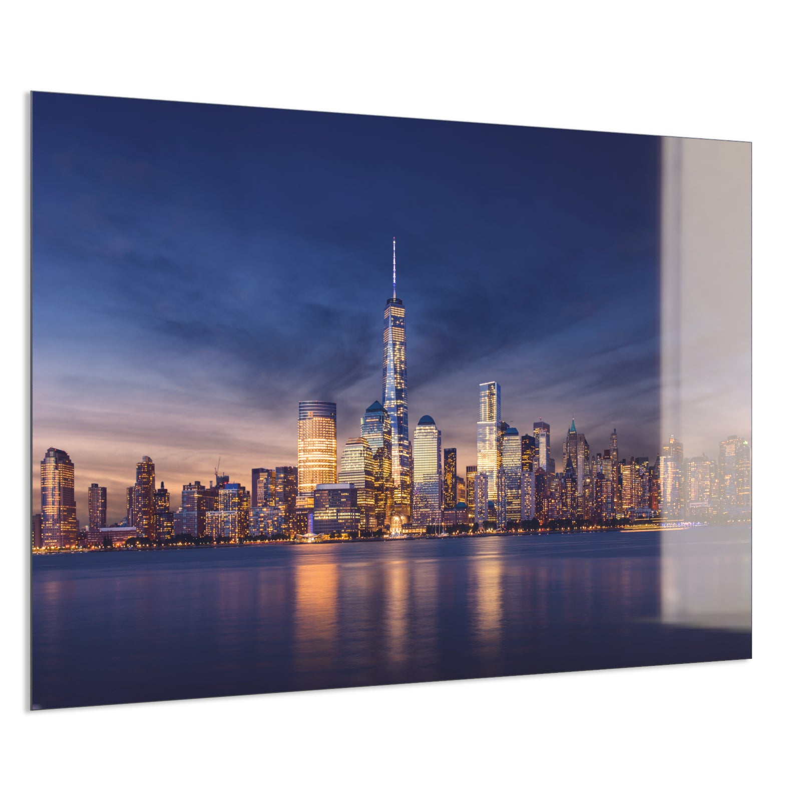 Deko Glas Wandbild Motiv 011 New York Tower One