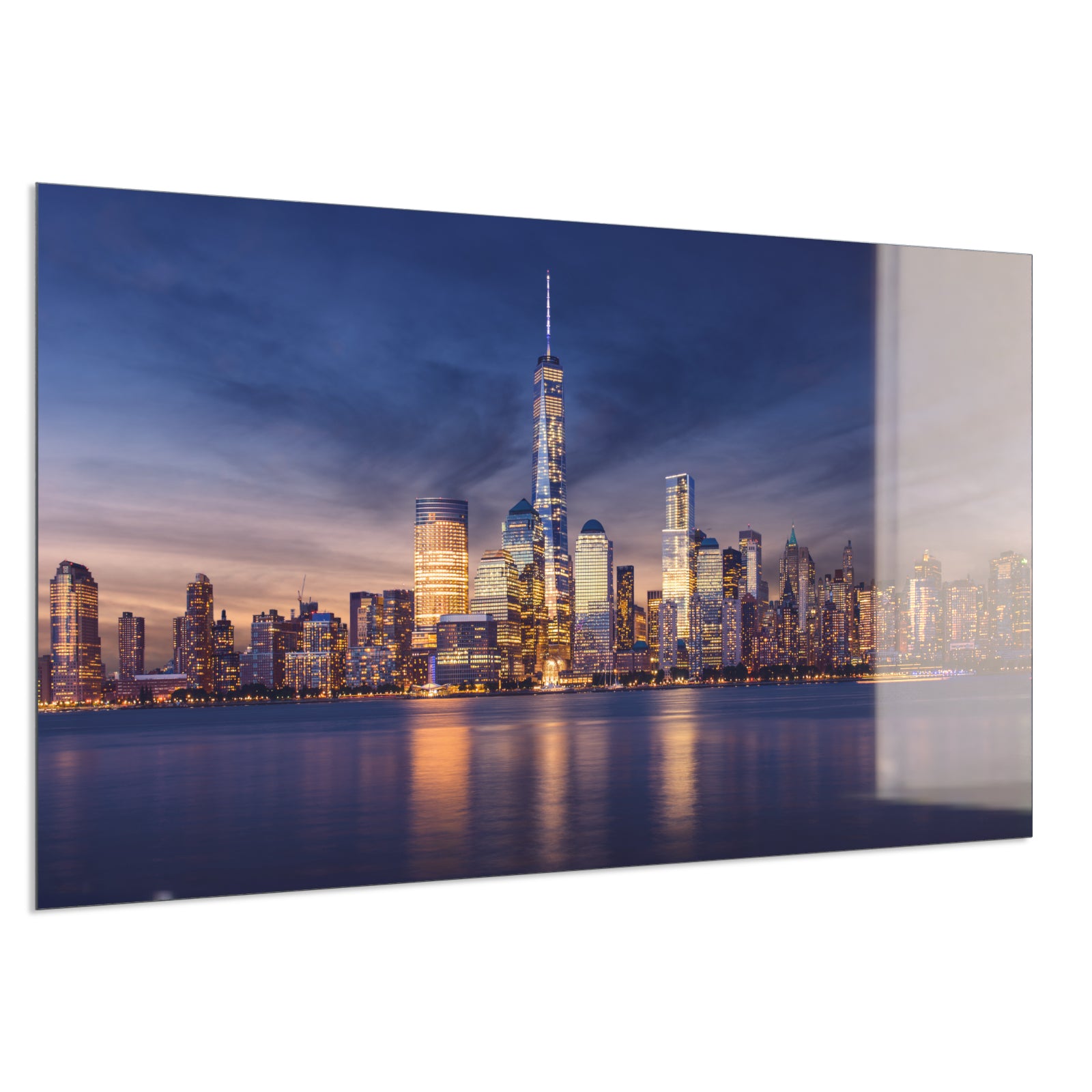 Deko Glas Wandbild Motiv 011 New York Tower One