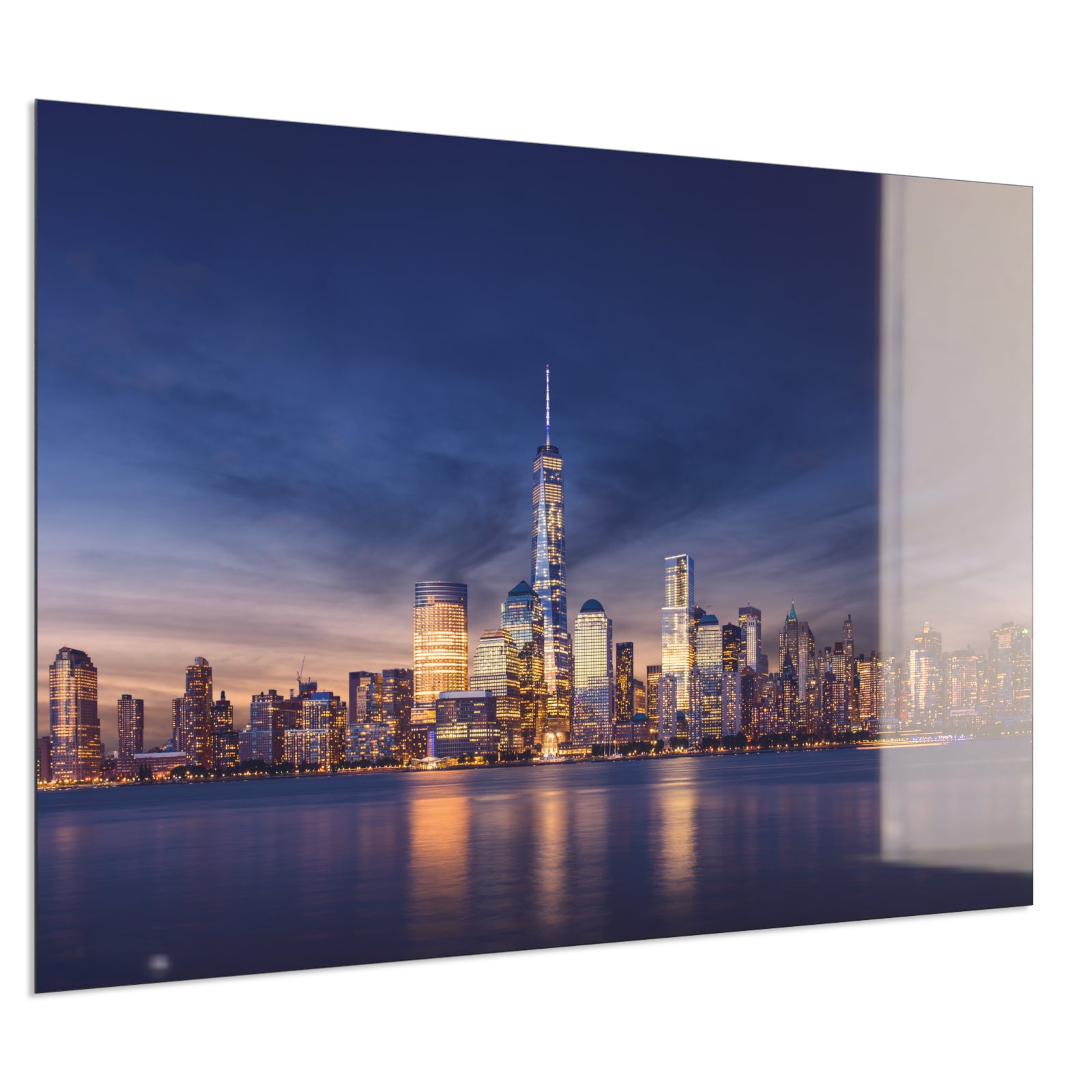 Deko Glas Wandbild Motiv 011 New York Tower One