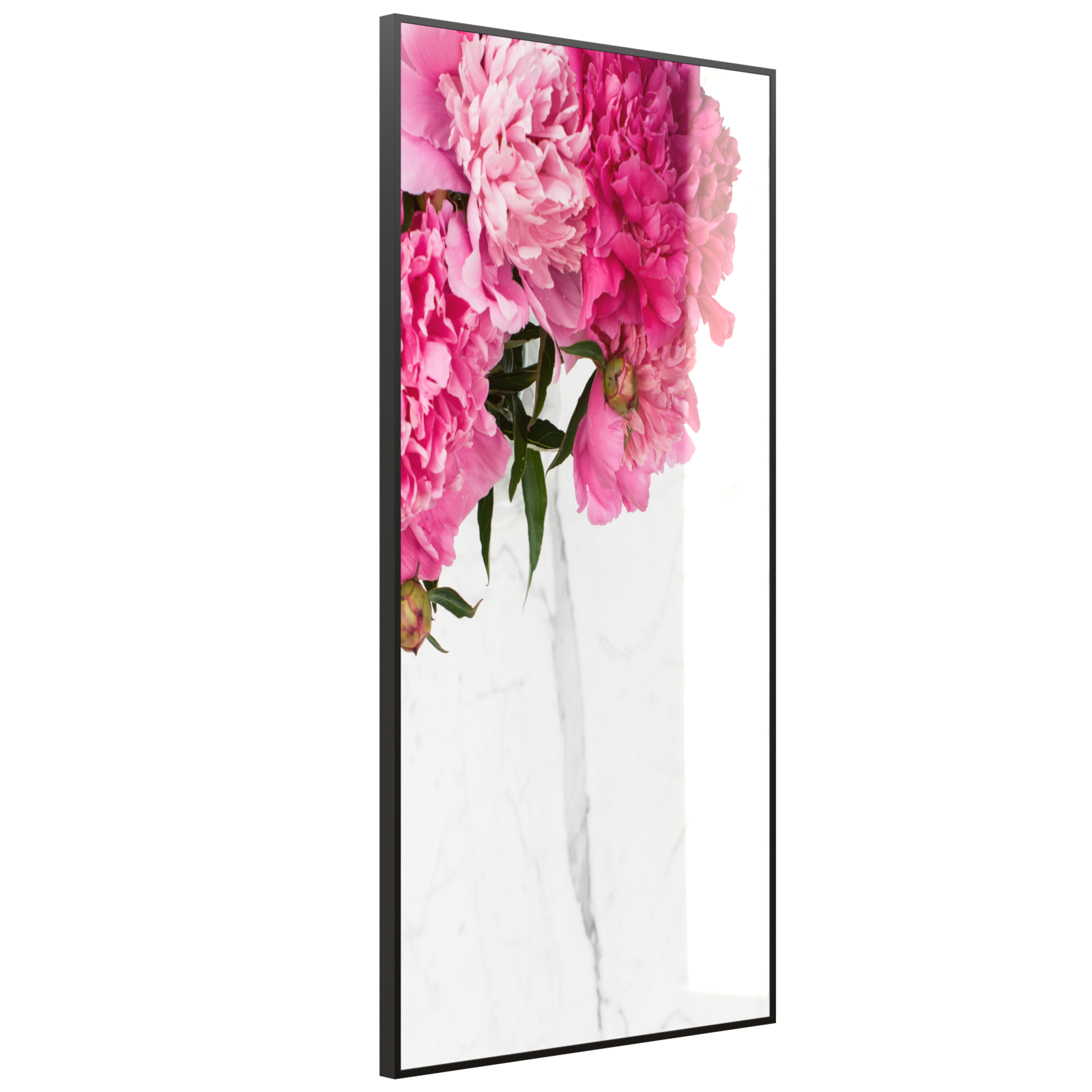 Deko Glas Wandbild Motiv 013H Pfingstrosen