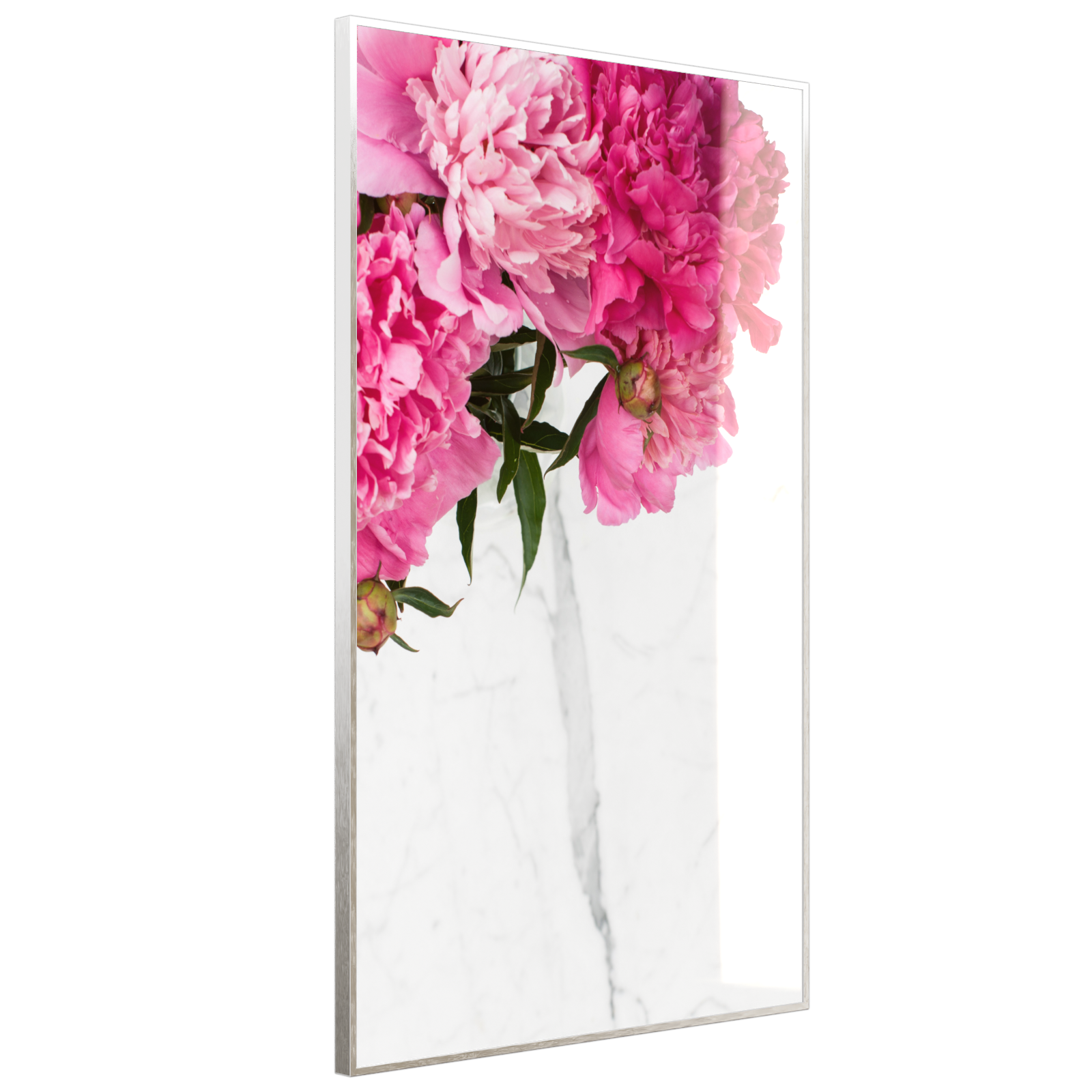 Deko Glas Wandbild Motiv 013H Pfingstrosen