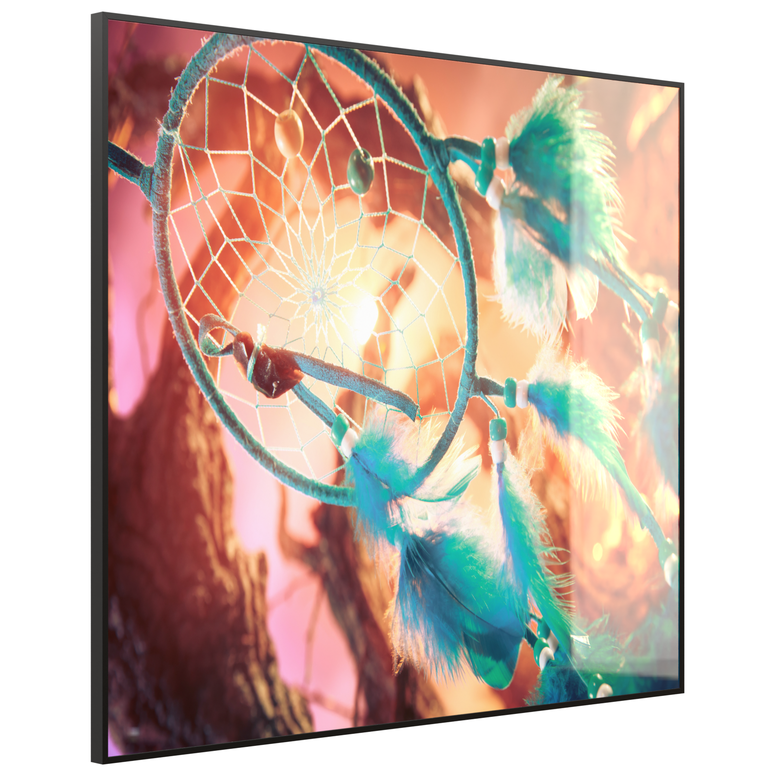 Deko Glas Wandbild Motiv 015 Traumfänger