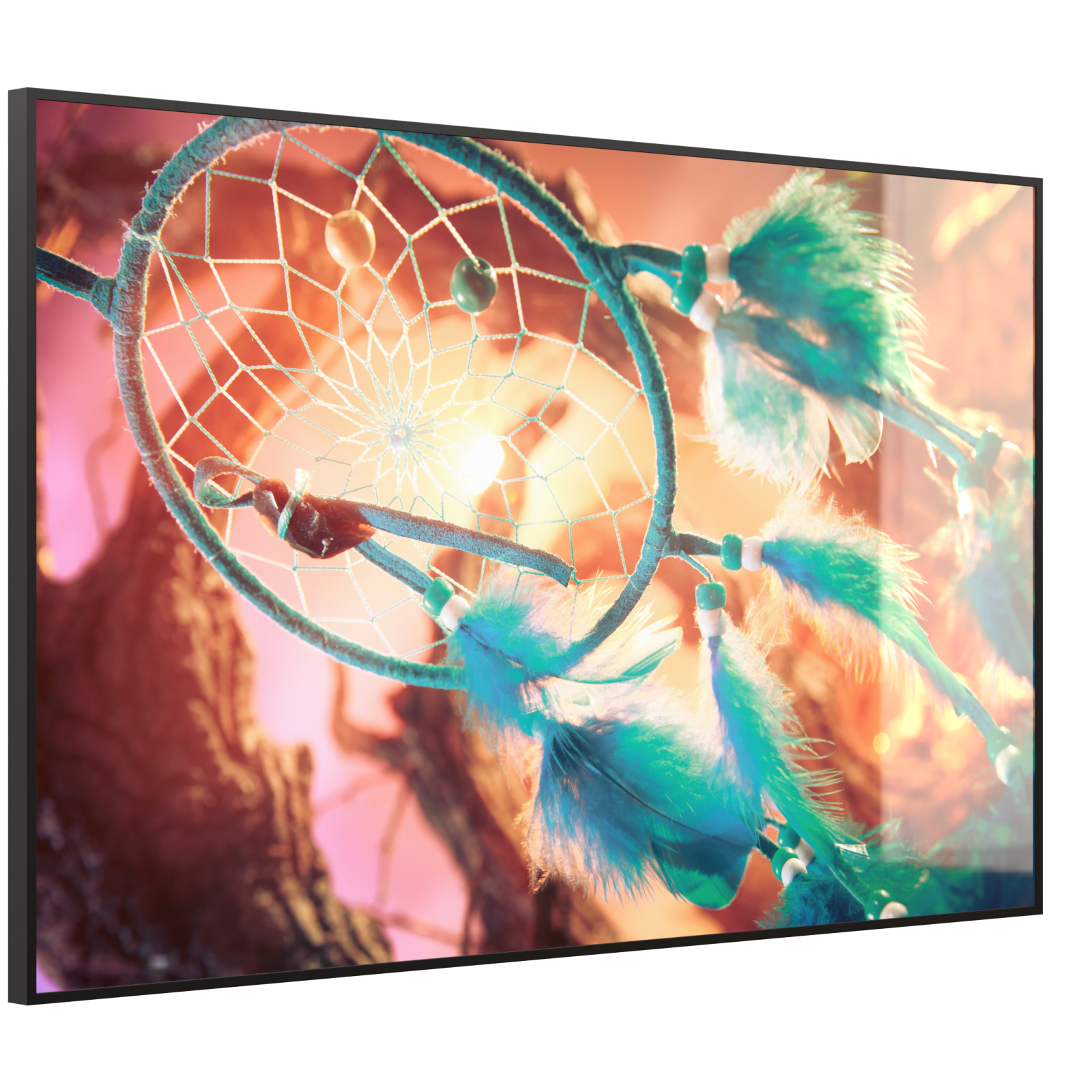 Deko Glas Wandbild Motiv 015 Traumfänger