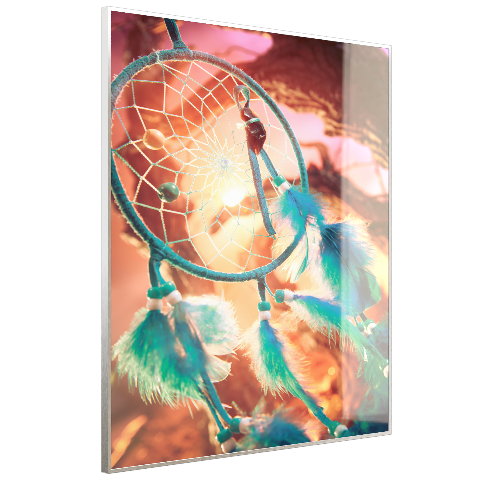 Deko Glas Wandbild Motiv 015H Traumfänger