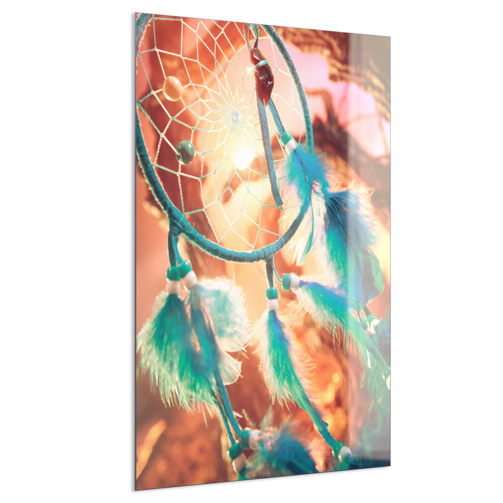 Deko Glas Wandbild Motiv 015H Traumfänger