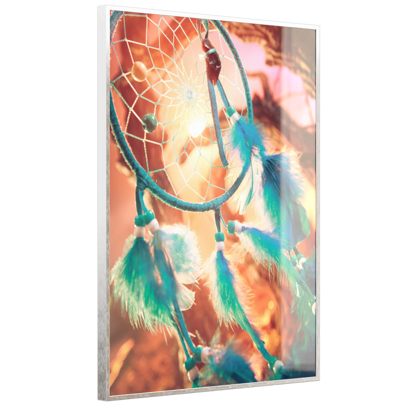 Deko Glas Wandbild Motiv 015H Traumfänger