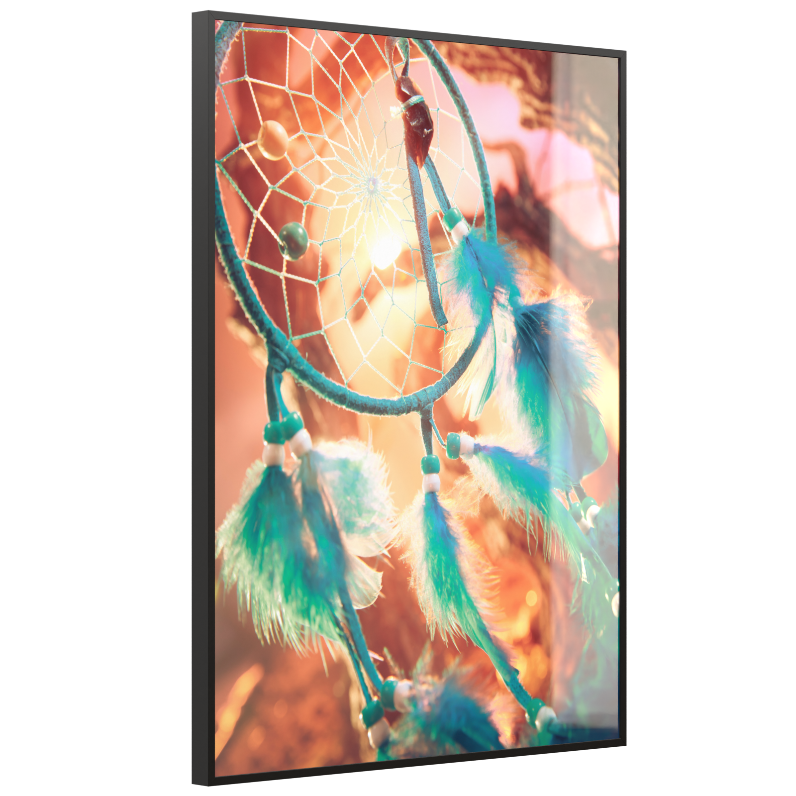 Deko Glas Wandbild Motiv 015H Traumfänger