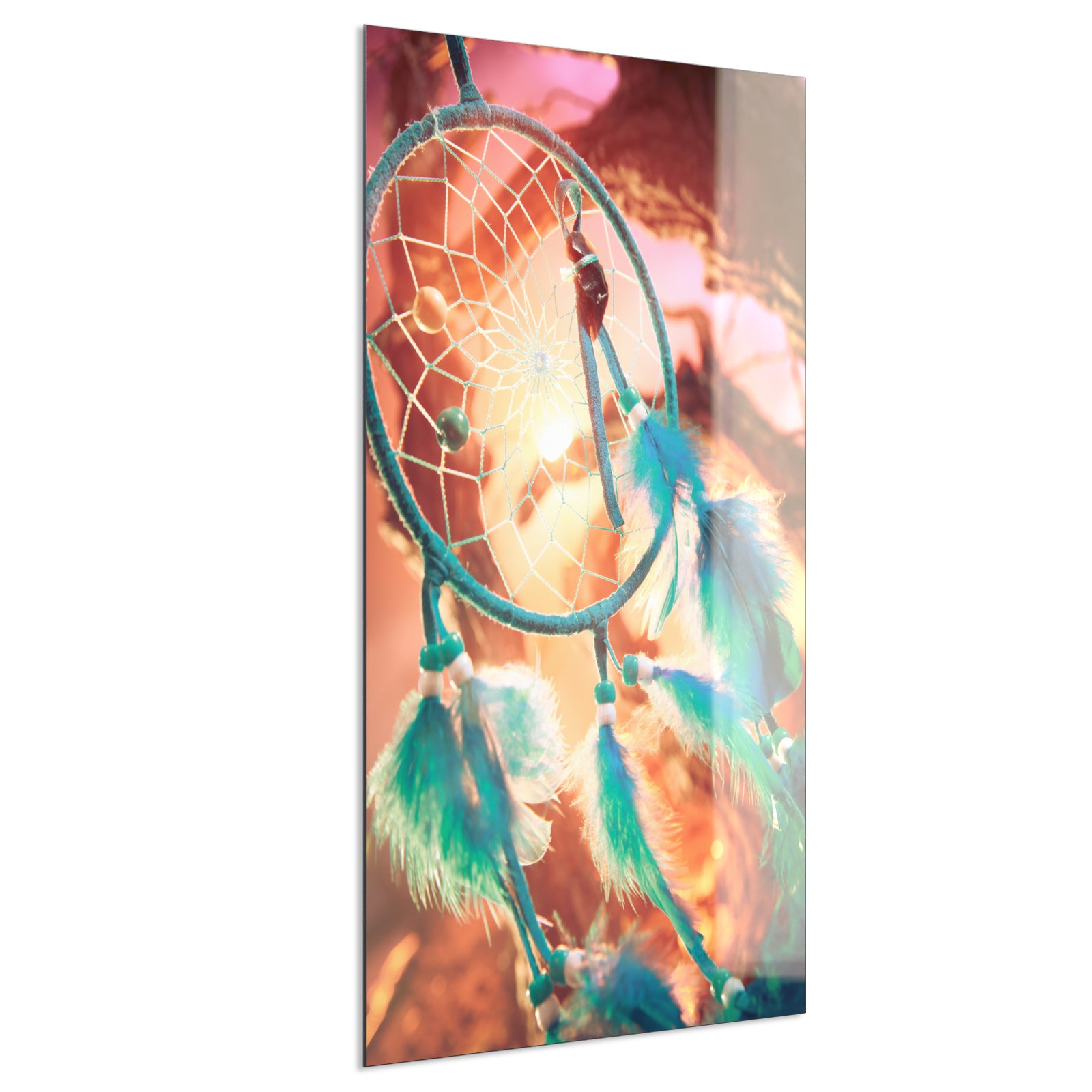 Deko Glas Wandbild Motiv 015H Traumfänger