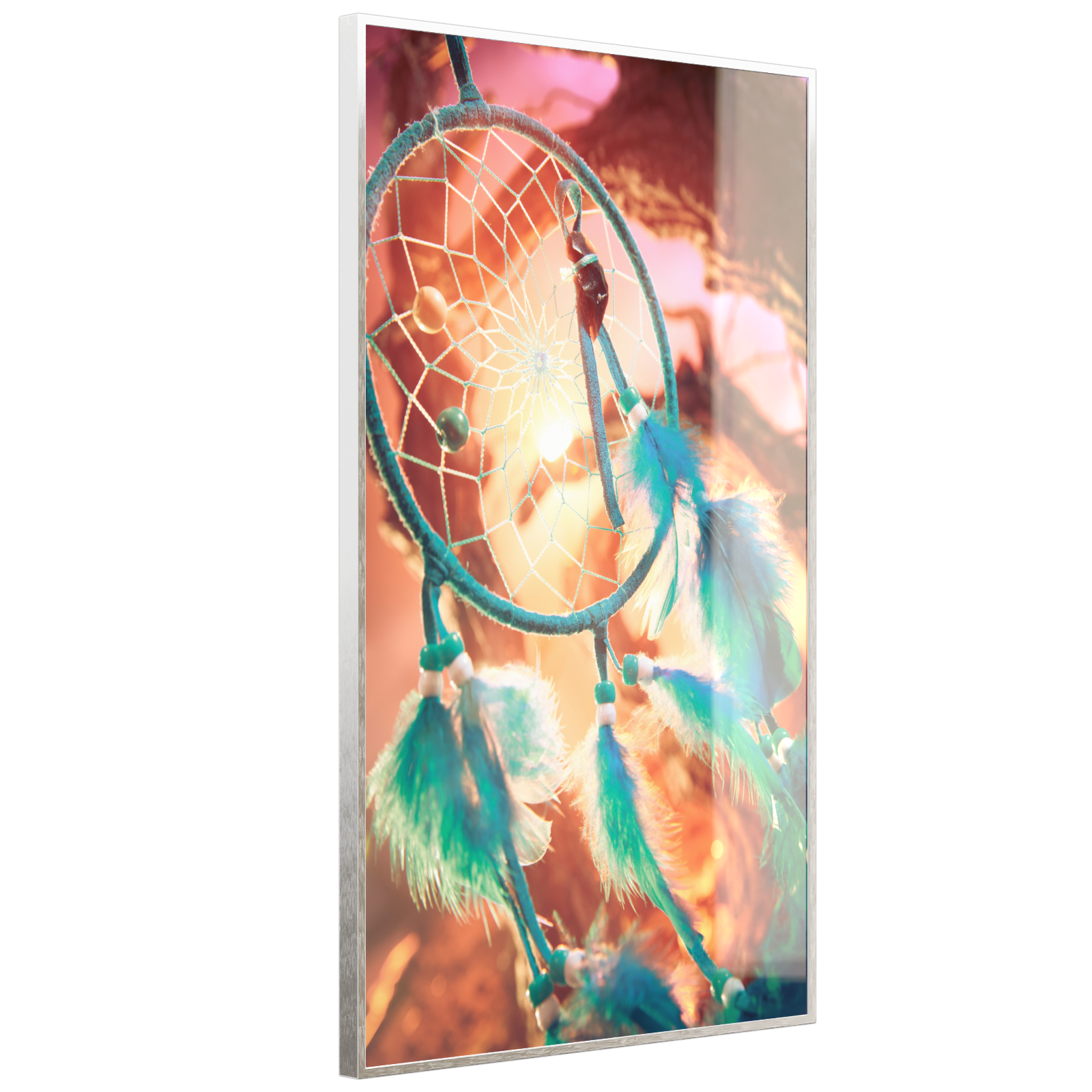 Deko Glas Wandbild Motiv 015H Traumfänger