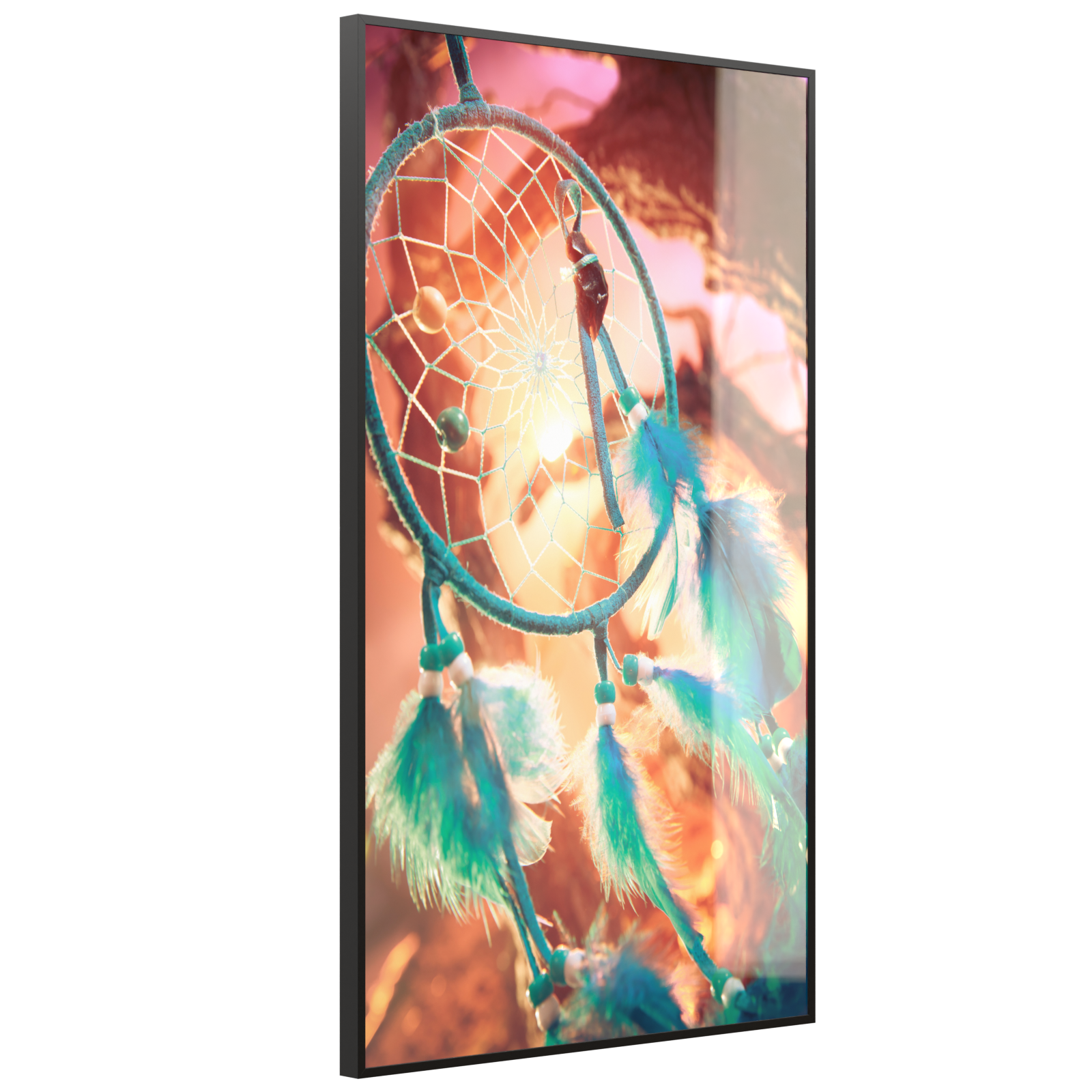 Deko Glas Wandbild Motiv 015H Traumfänger