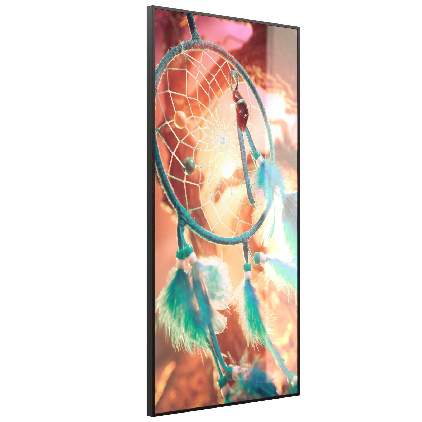 Deko Glas Wandbild Motiv 015H Traumfänger