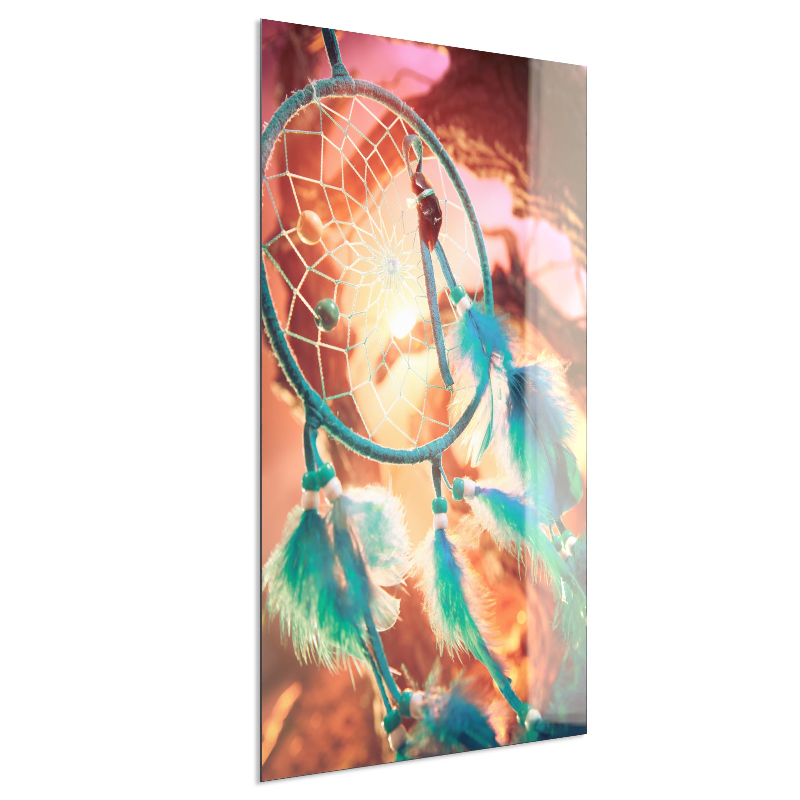 Deko Glas Wandbild Motiv 015H Traumfänger