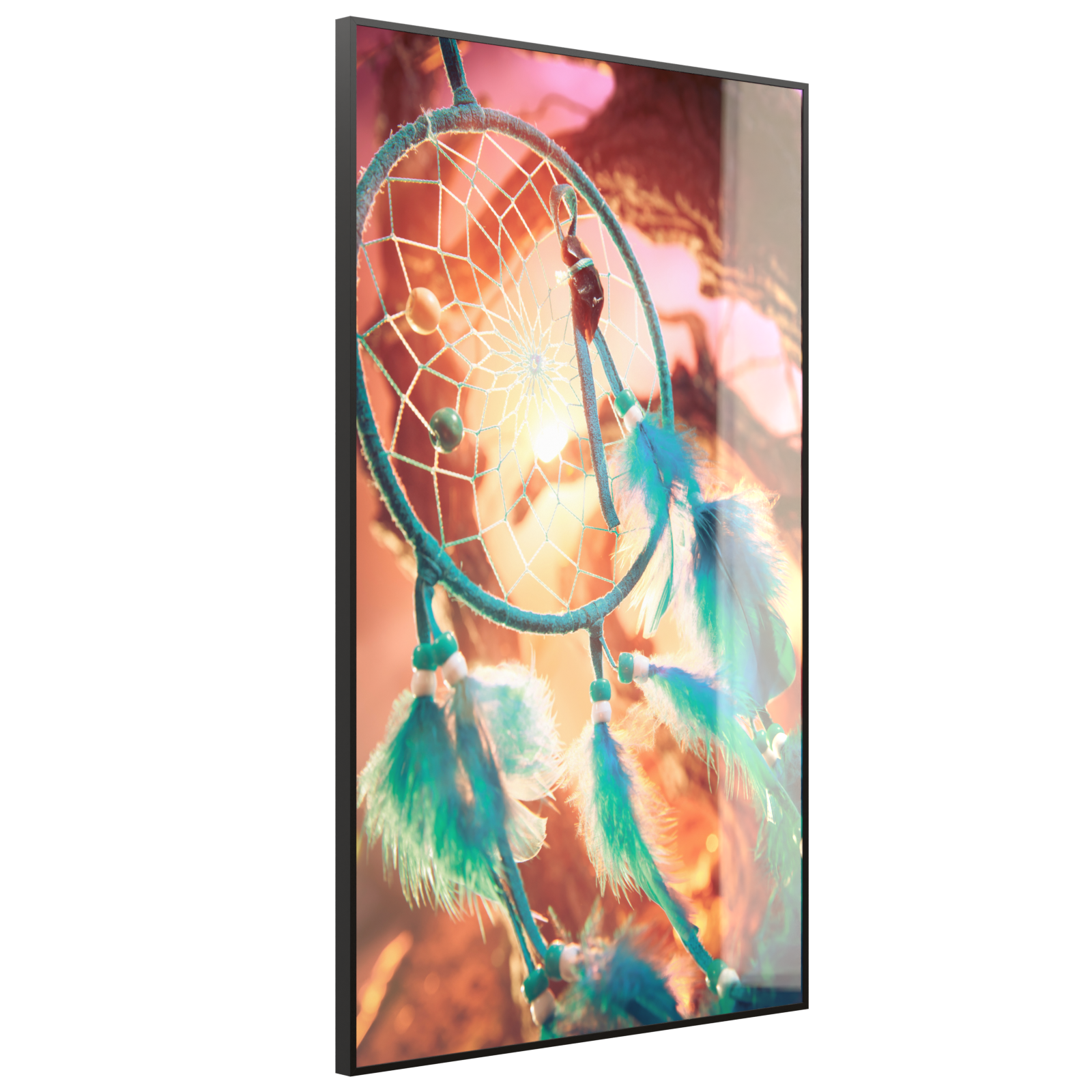 Deko Glas Wandbild Motiv 015H Traumfänger