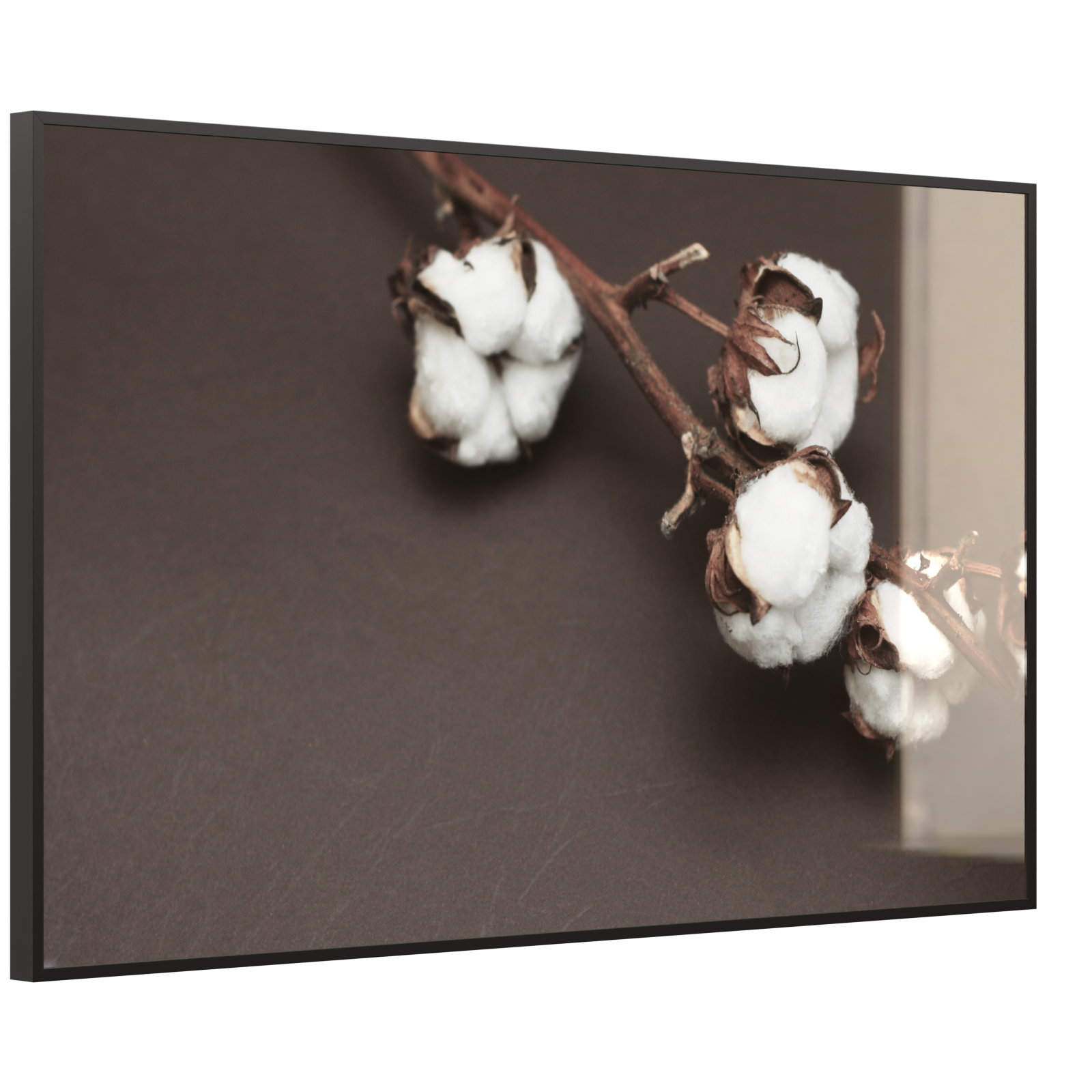 Deko Glas Wandbild Motiv 020 Baumwollpflanze