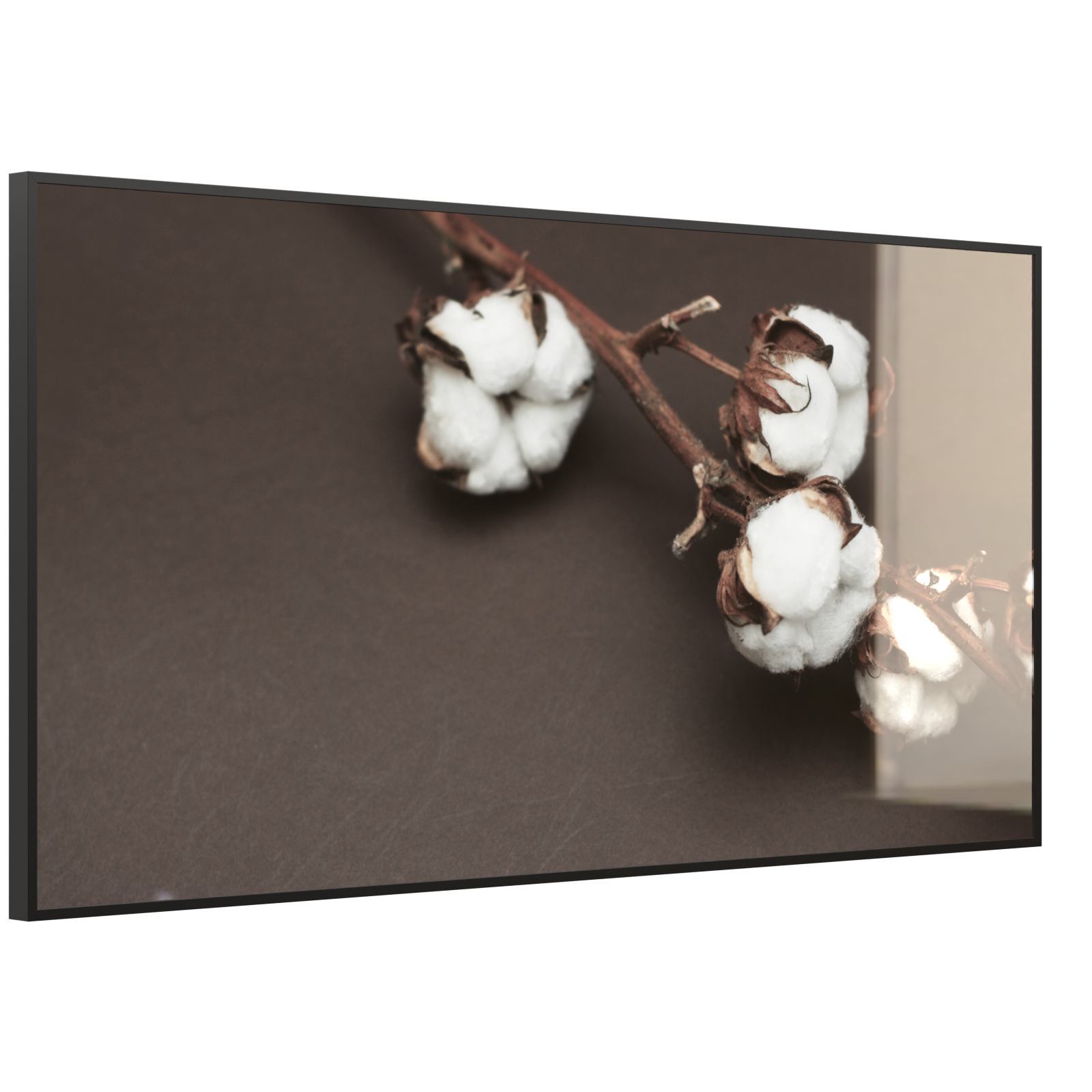 Deko Glas Wandbild Motiv 020 Baumwollpflanze