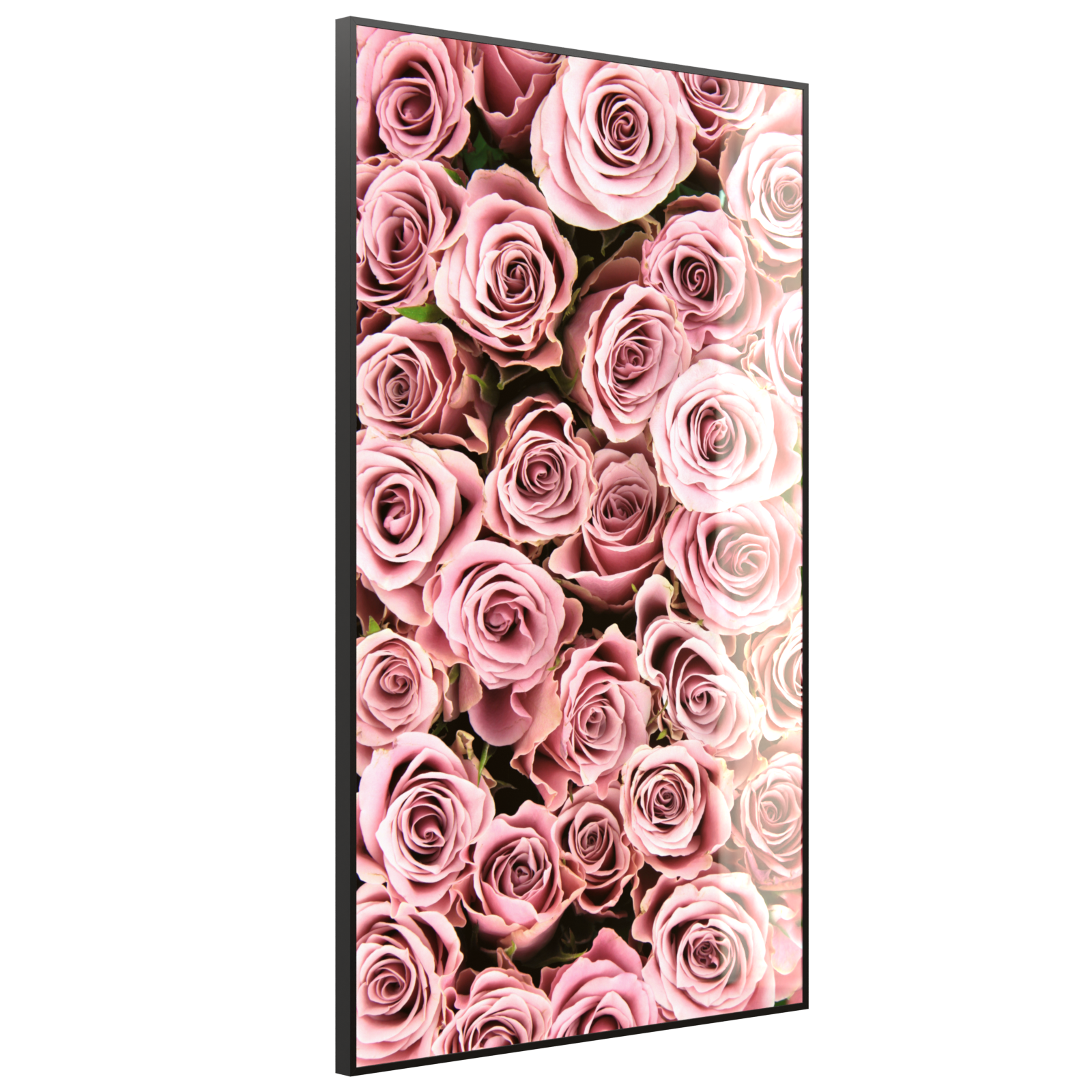 Deko Glas Wandbild Motiv 021H Rosenstrauß