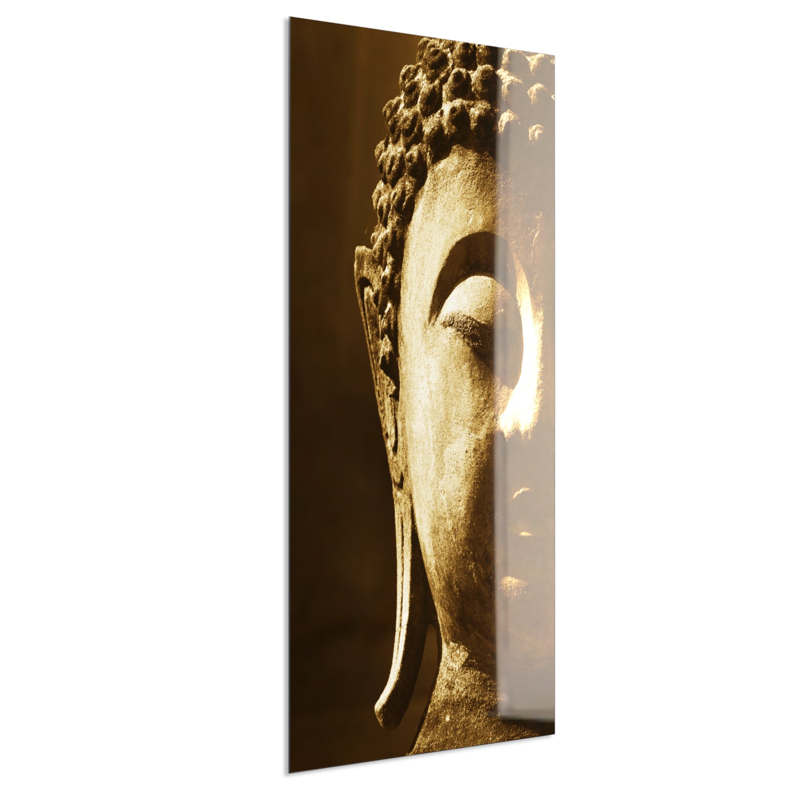 Deko Glas Wandbild Motiv 025H Buddha