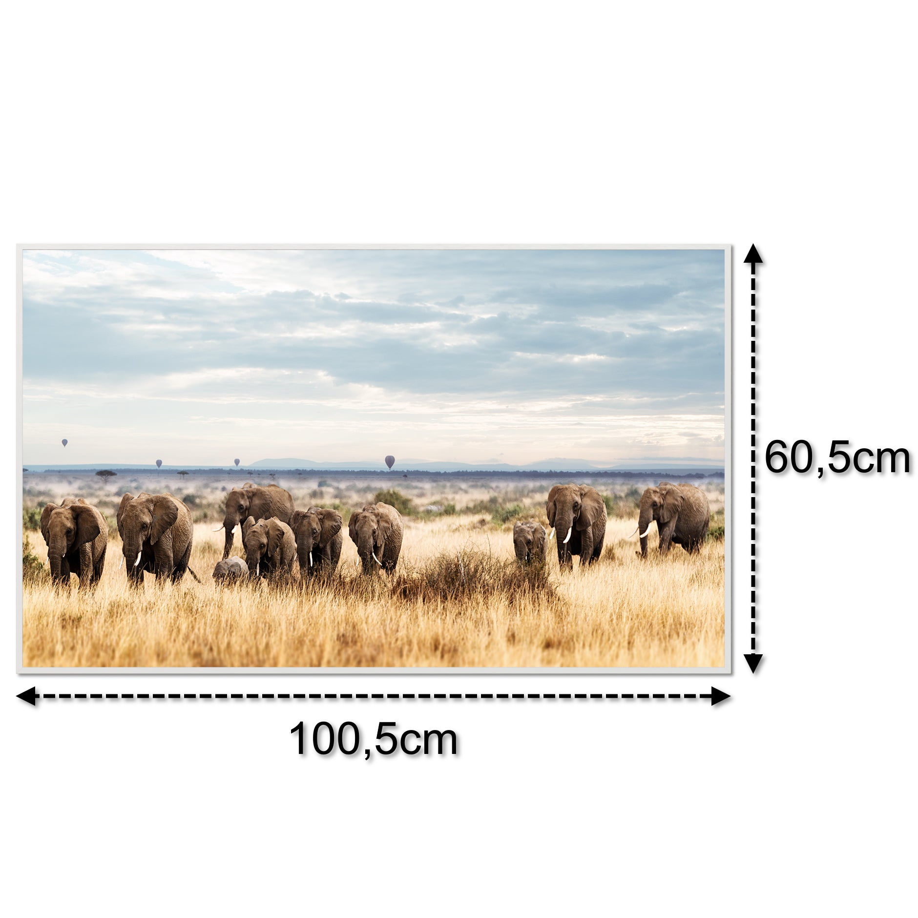 Bild Infrarotheizung 600W 002 Silber