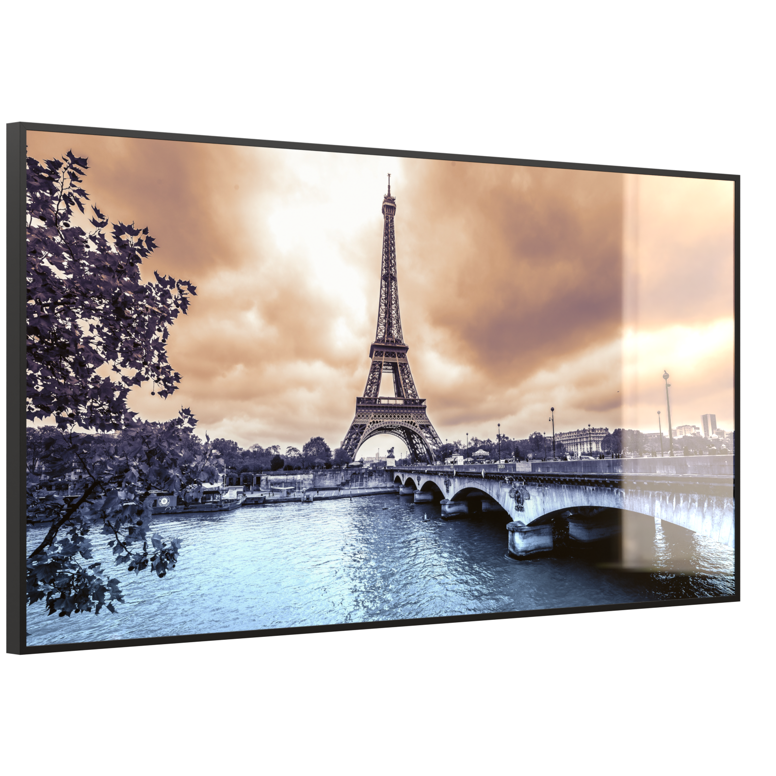Deko Glas Wandbild Motiv 027 Eiffelturm