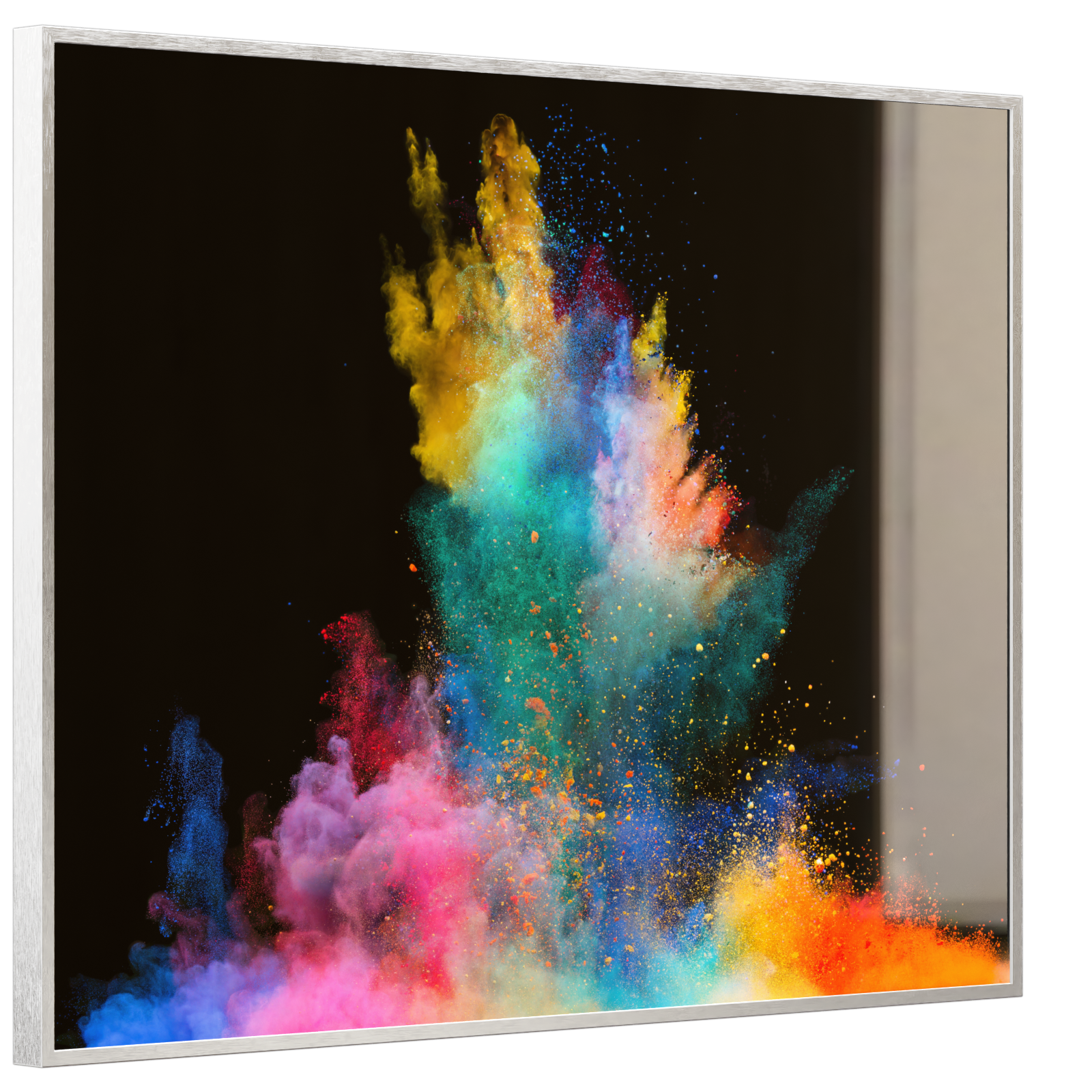 Deko Glas Wandbild Motiv 030 Farbexplosion