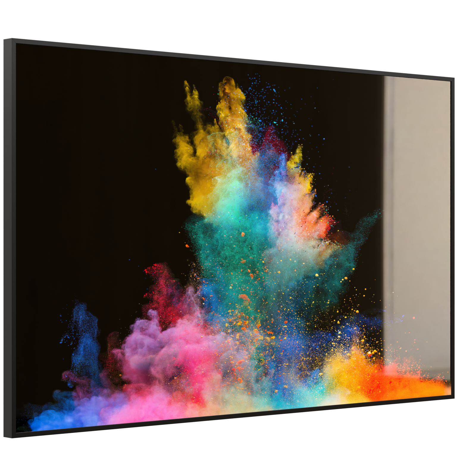 Deko Glas Wandbild Motiv 030 Farbexplosion