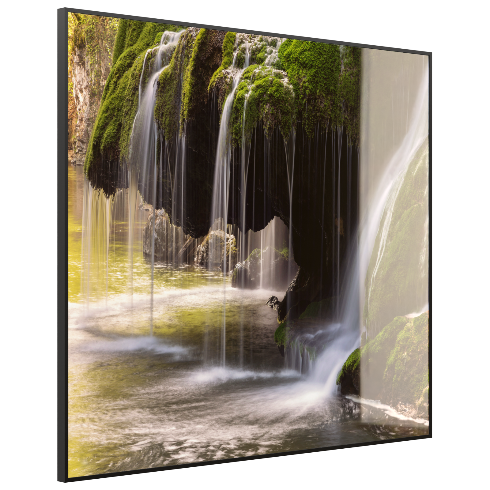 Deko Glas Wandbild Motiv 003 Wasserfall