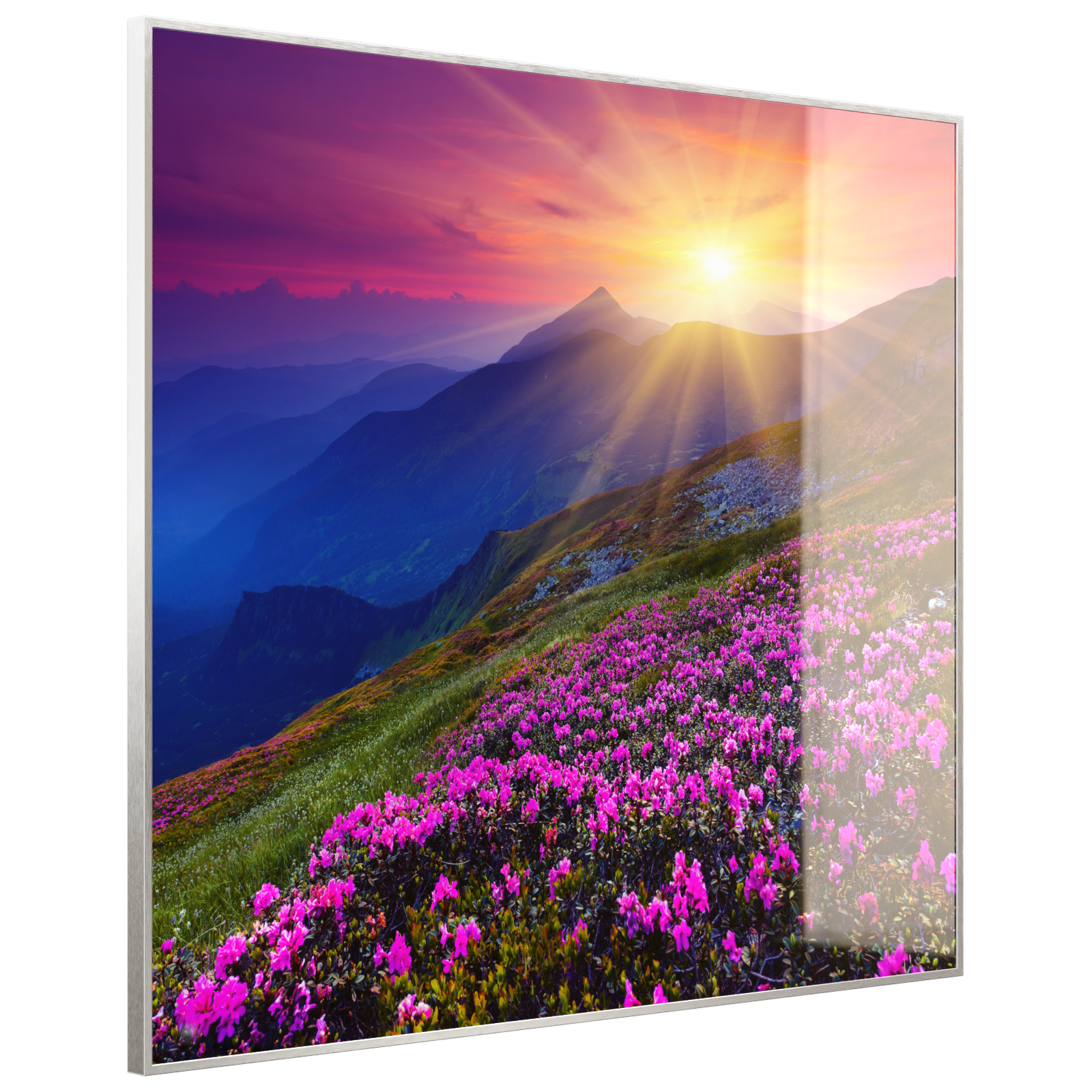 Deko Glas Wandbild Motiv 033 Sommerberg