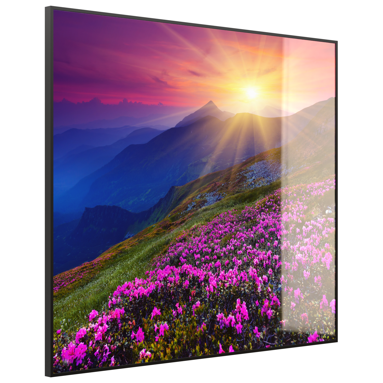 Deko Glas Wandbild Motiv 033 Sommerberg