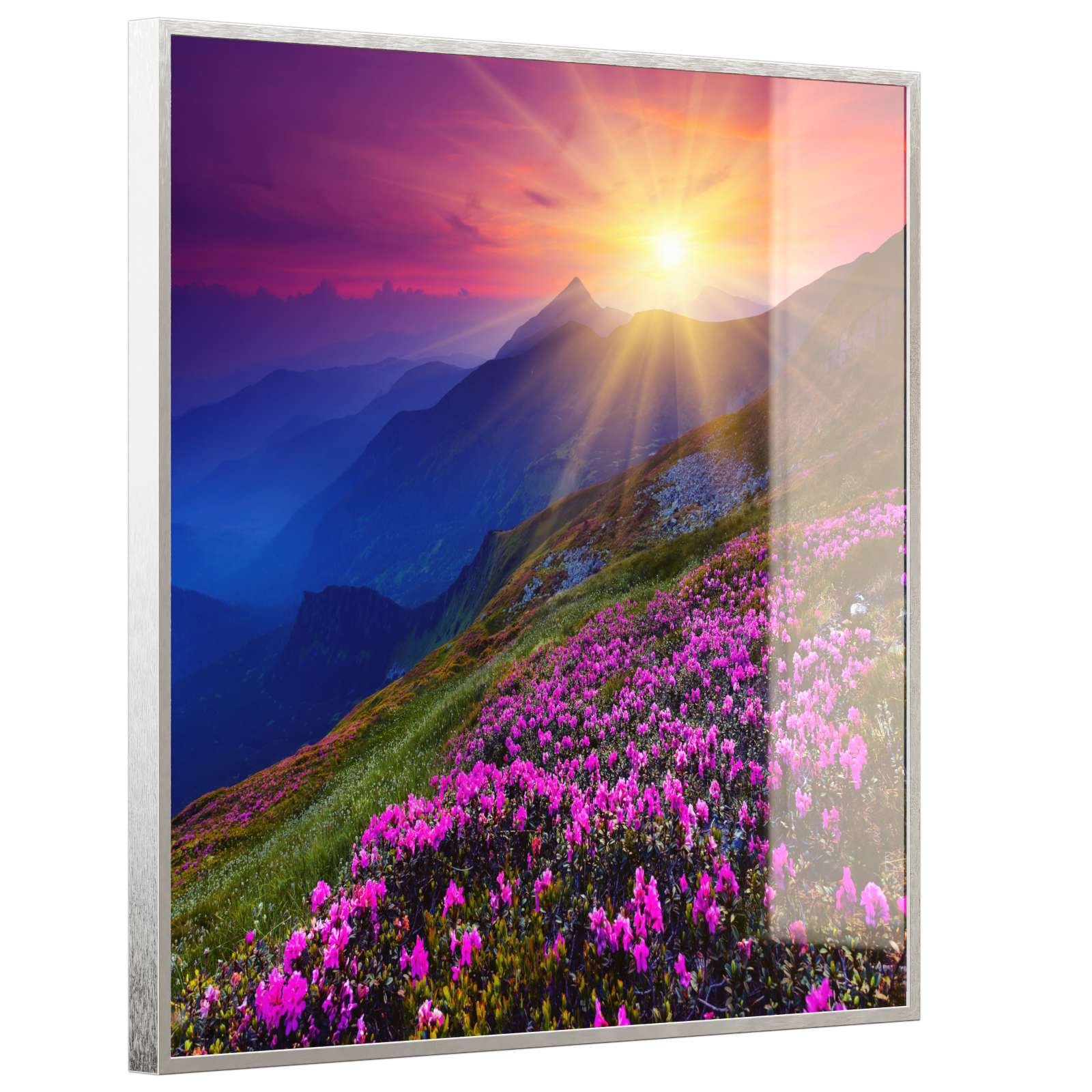 Deko Glas Wandbild Motiv 033 Sommerberg