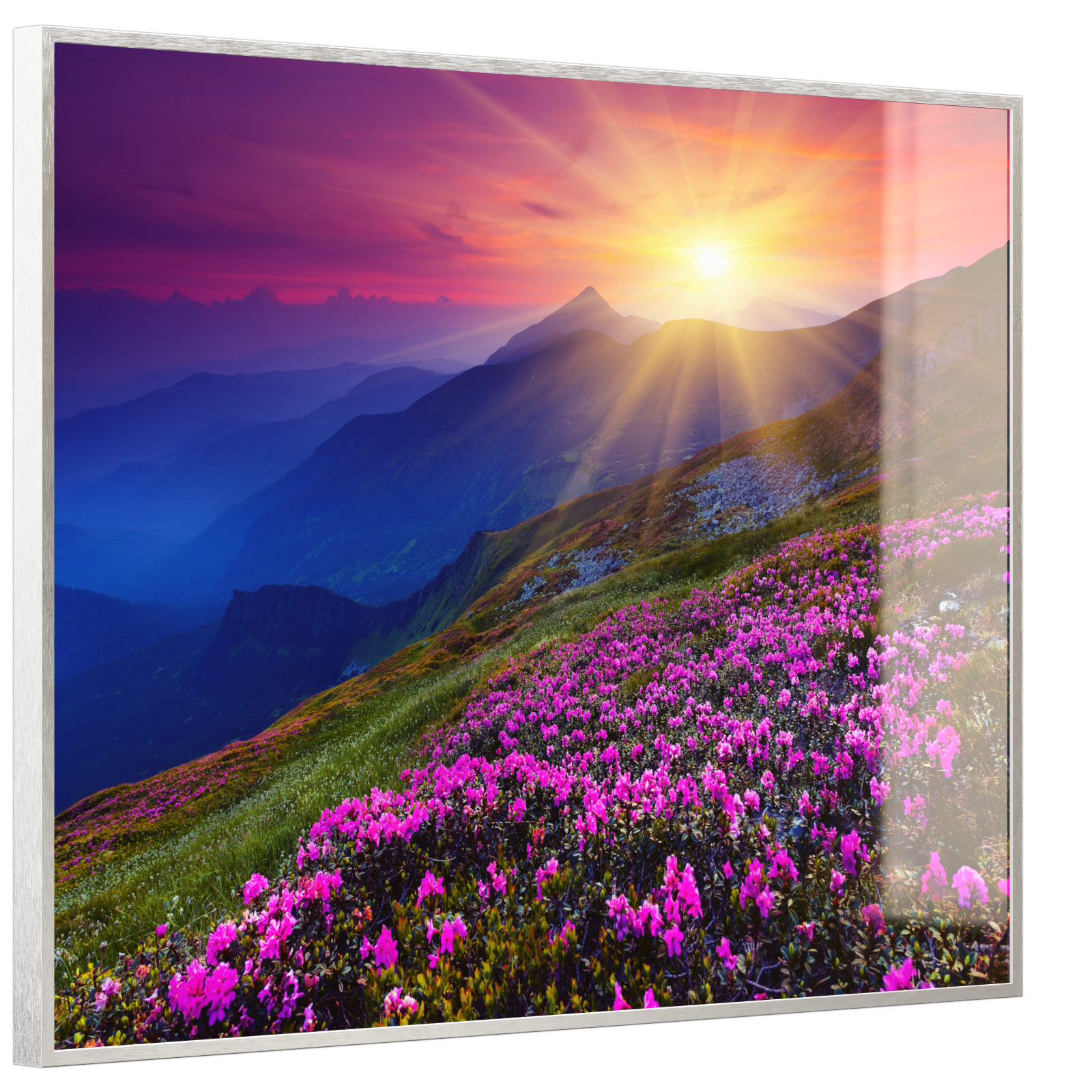 Deko Glas Wandbild Motiv 033 Sommerberg