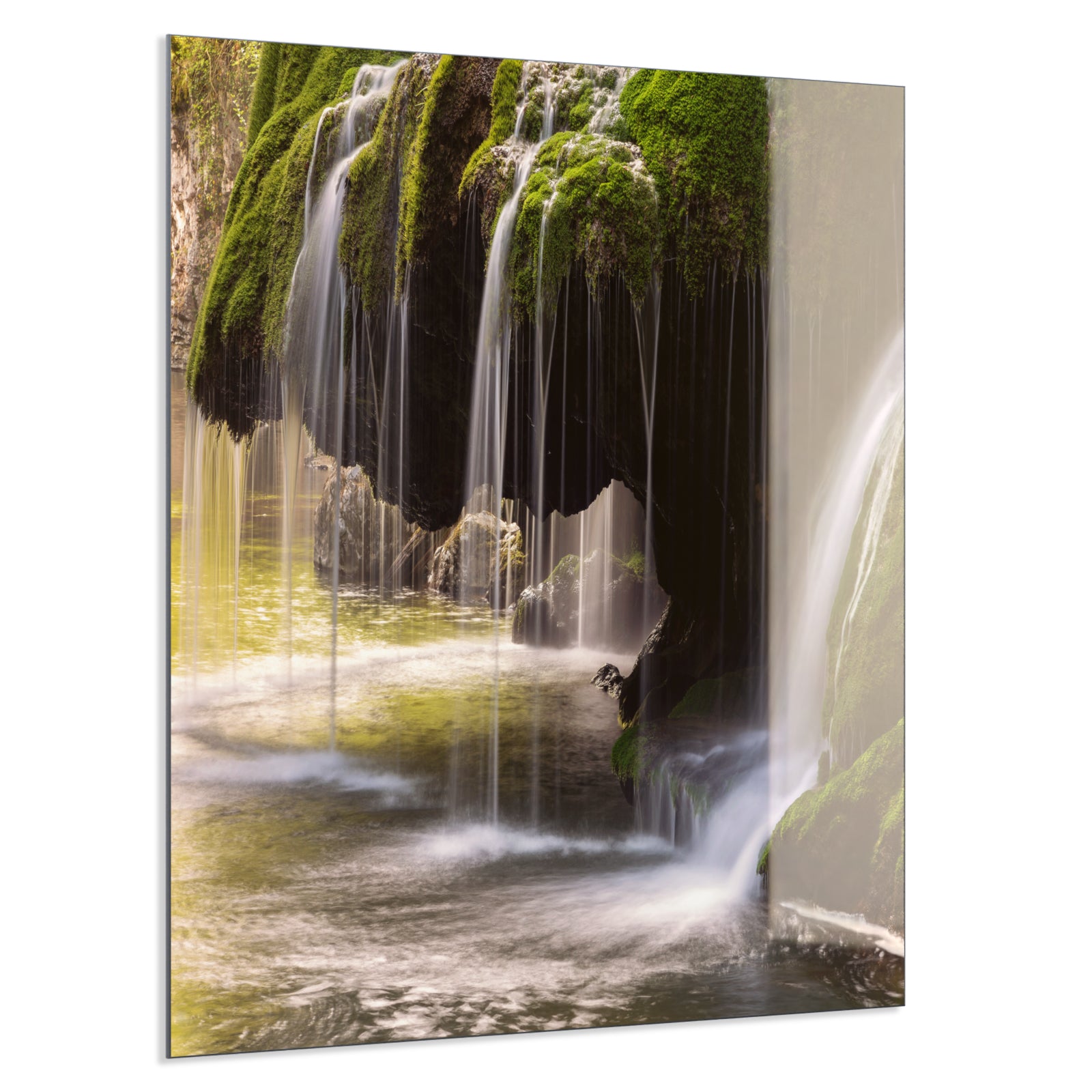 Deko Glas Wandbild Motiv 003 Wasserfall