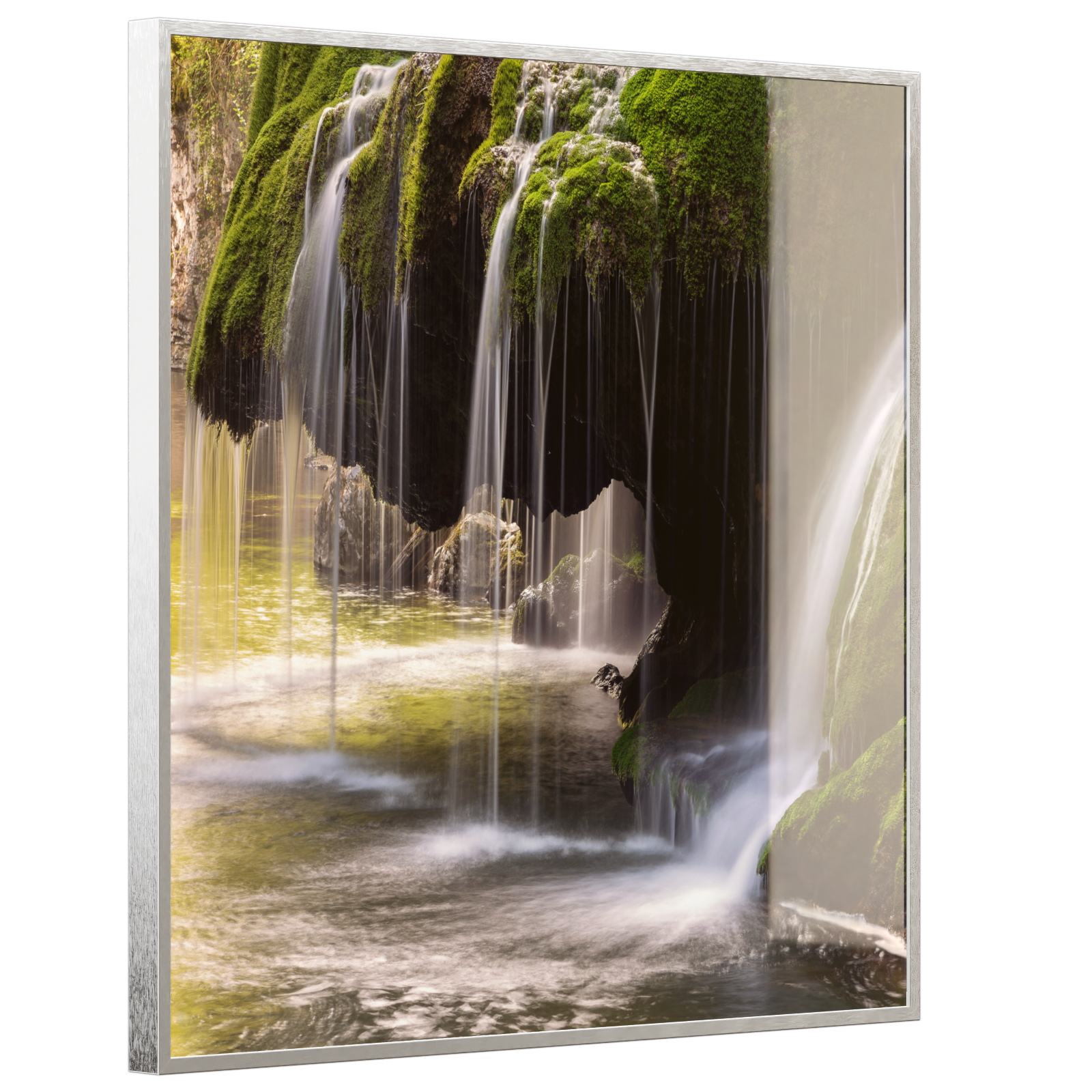 Deko Glas Wandbild Motiv 003 Wasserfall