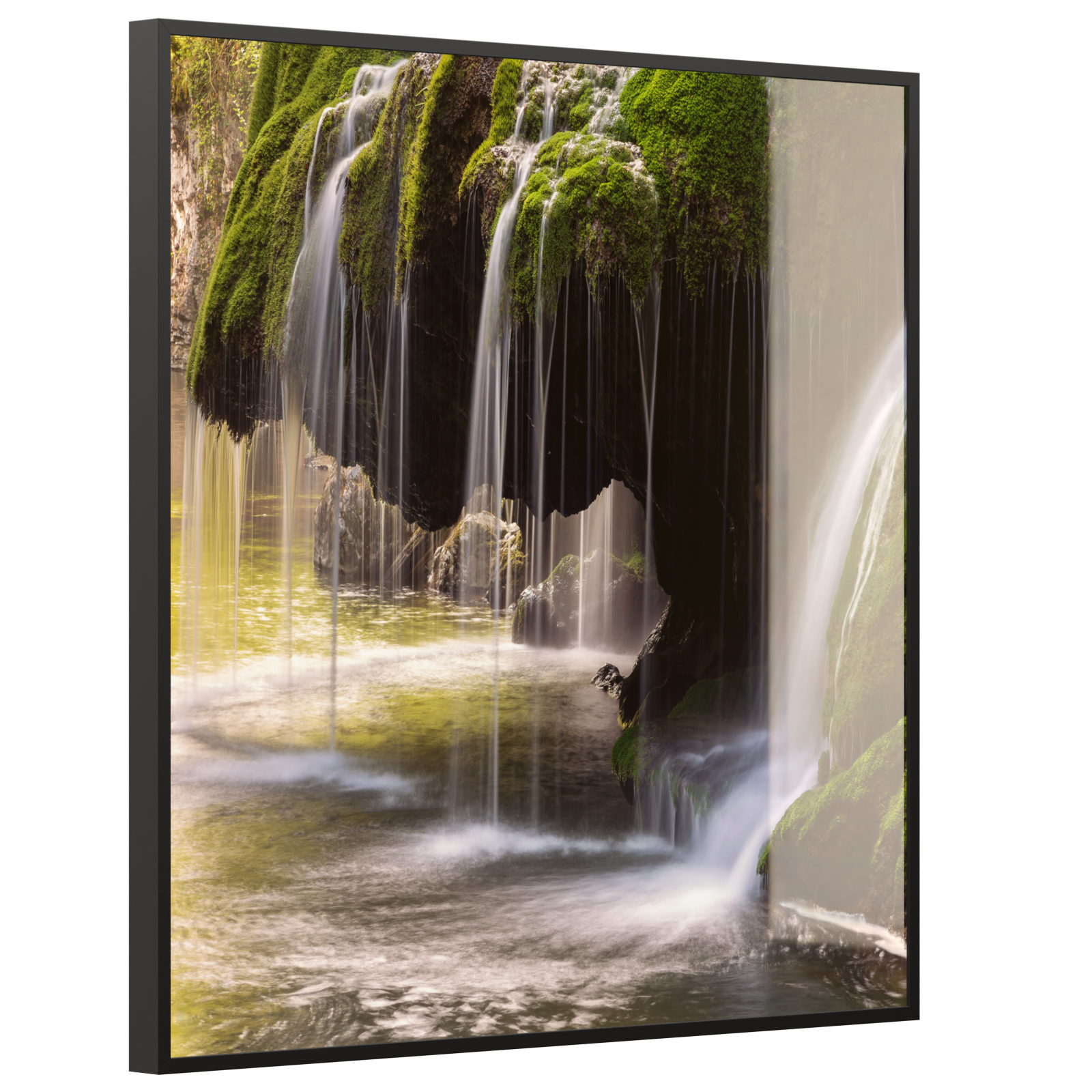 Deko Glas Wandbild Motiv 003 Wasserfall