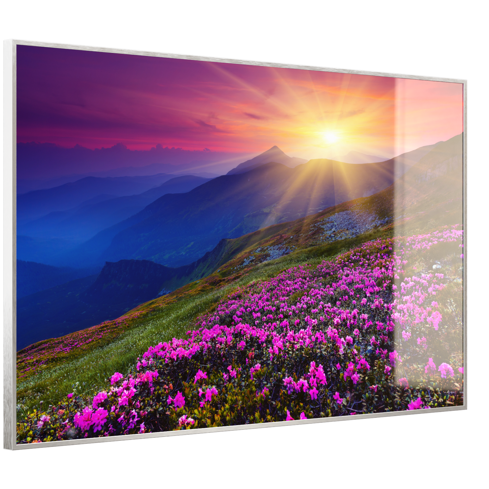 Deko Glas Wandbild Motiv 033 Sommerberg