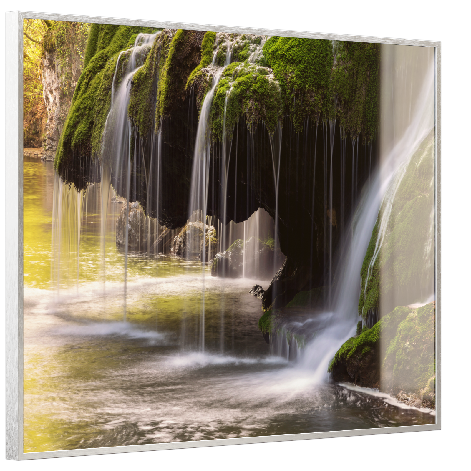 Deko Glas Wandbild Motiv 003 Wasserfall