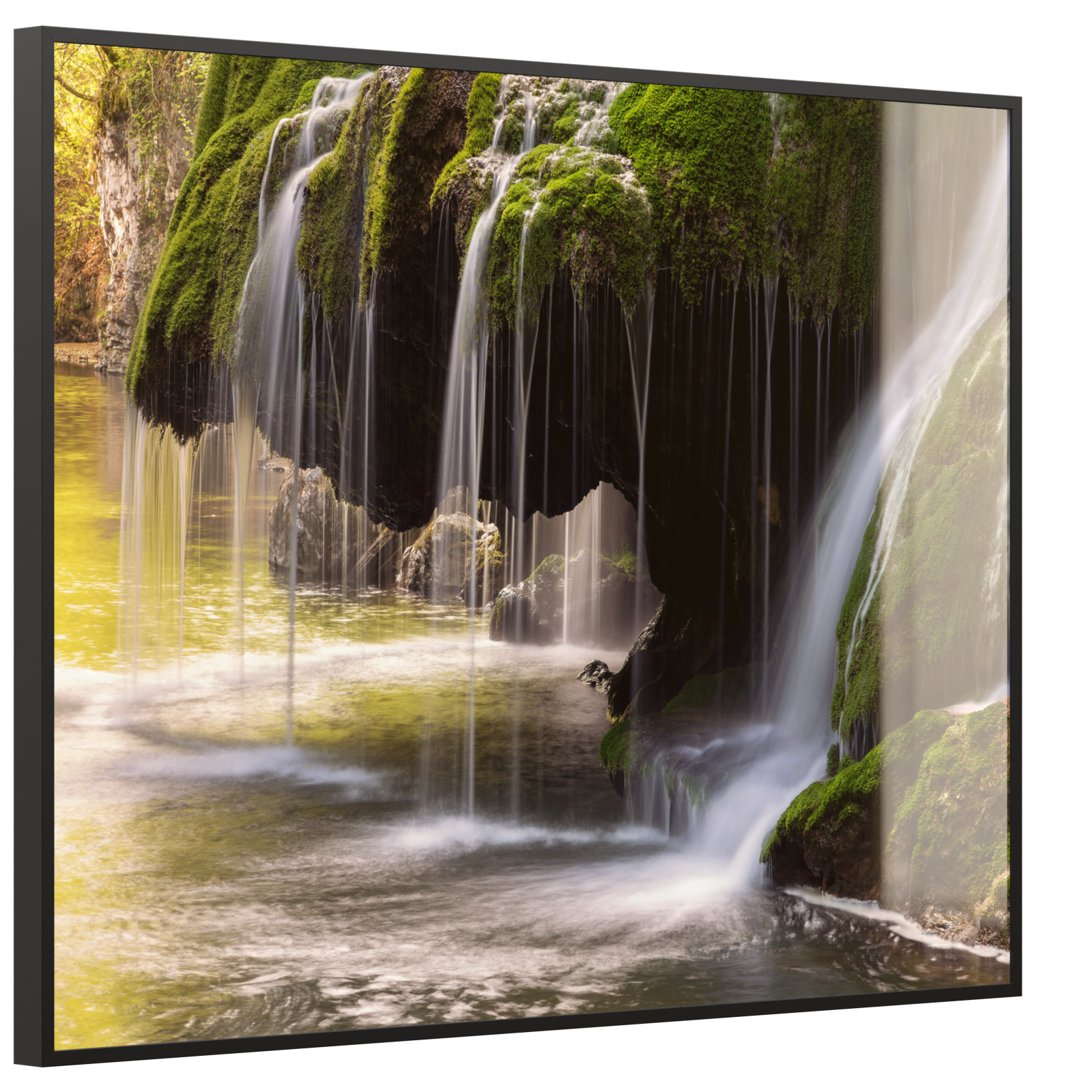 Deko Glas Wandbild Motiv 003 Wasserfall