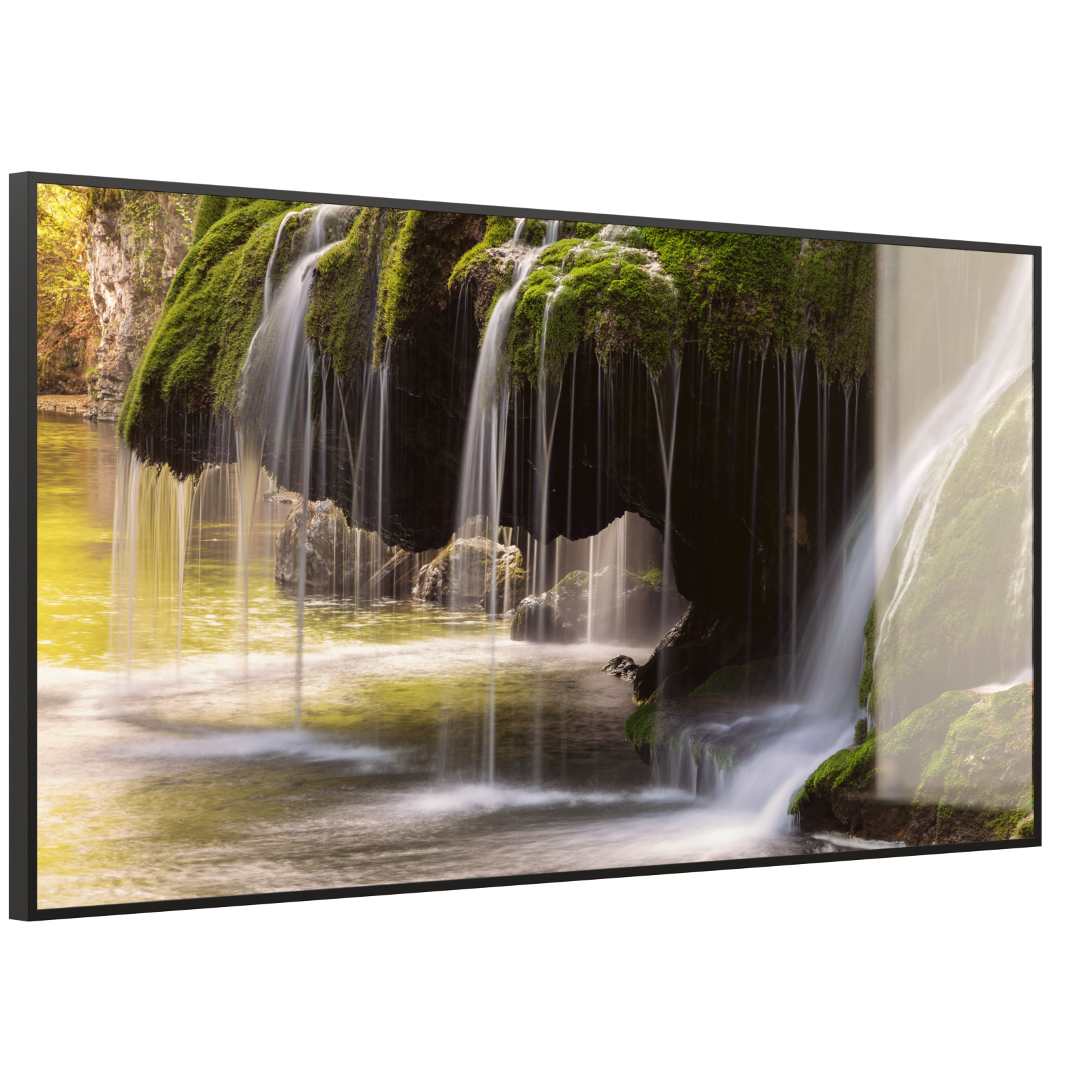 Deko Glas Wandbild Motiv 003 Wasserfall