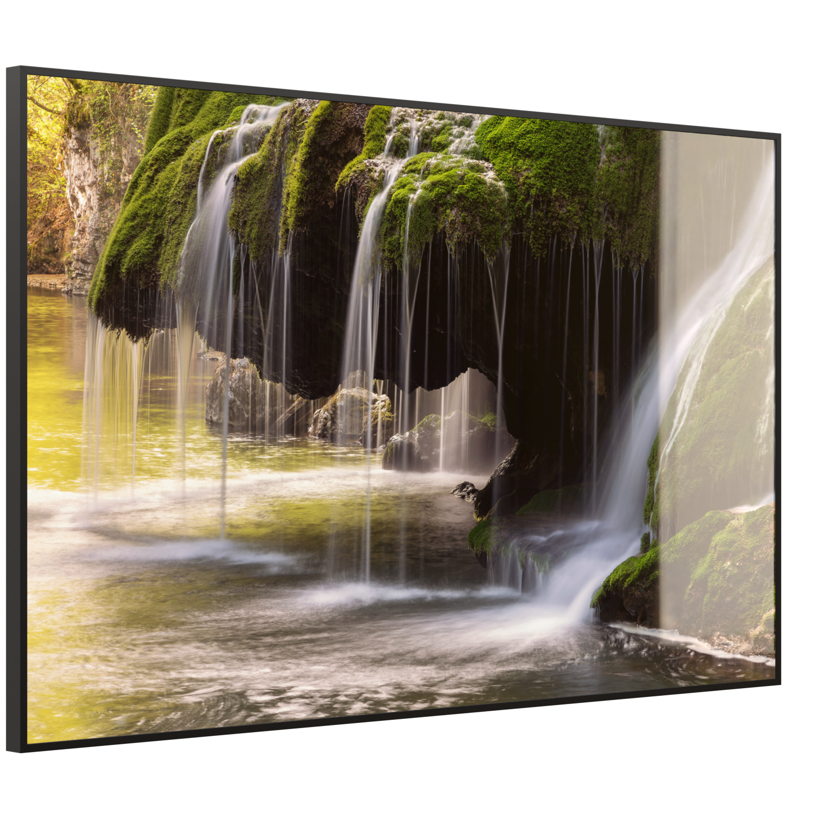 Deko Glas Wandbild Motiv 003 Wasserfall