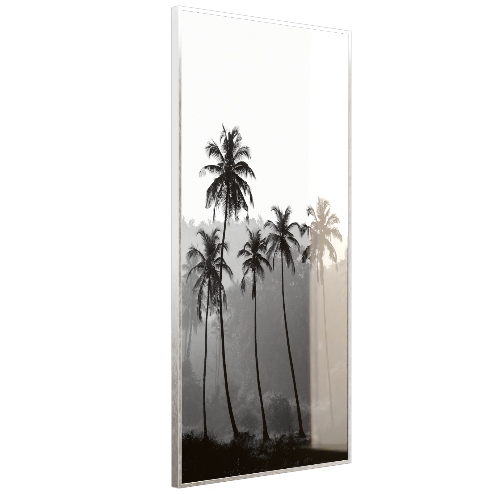 Deko Glas Wandbild Motiv 042H Palmen