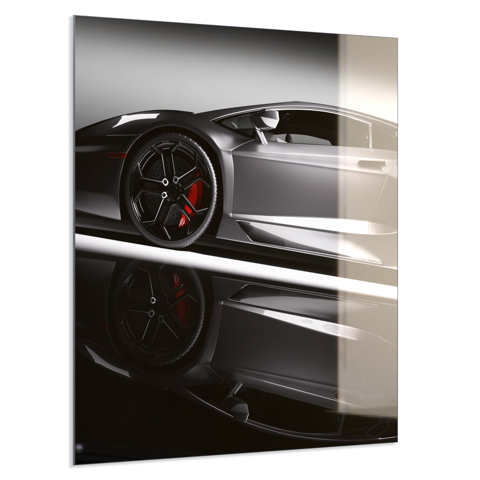 Deko Glas Wandbild Motiv 045 Sportwagen