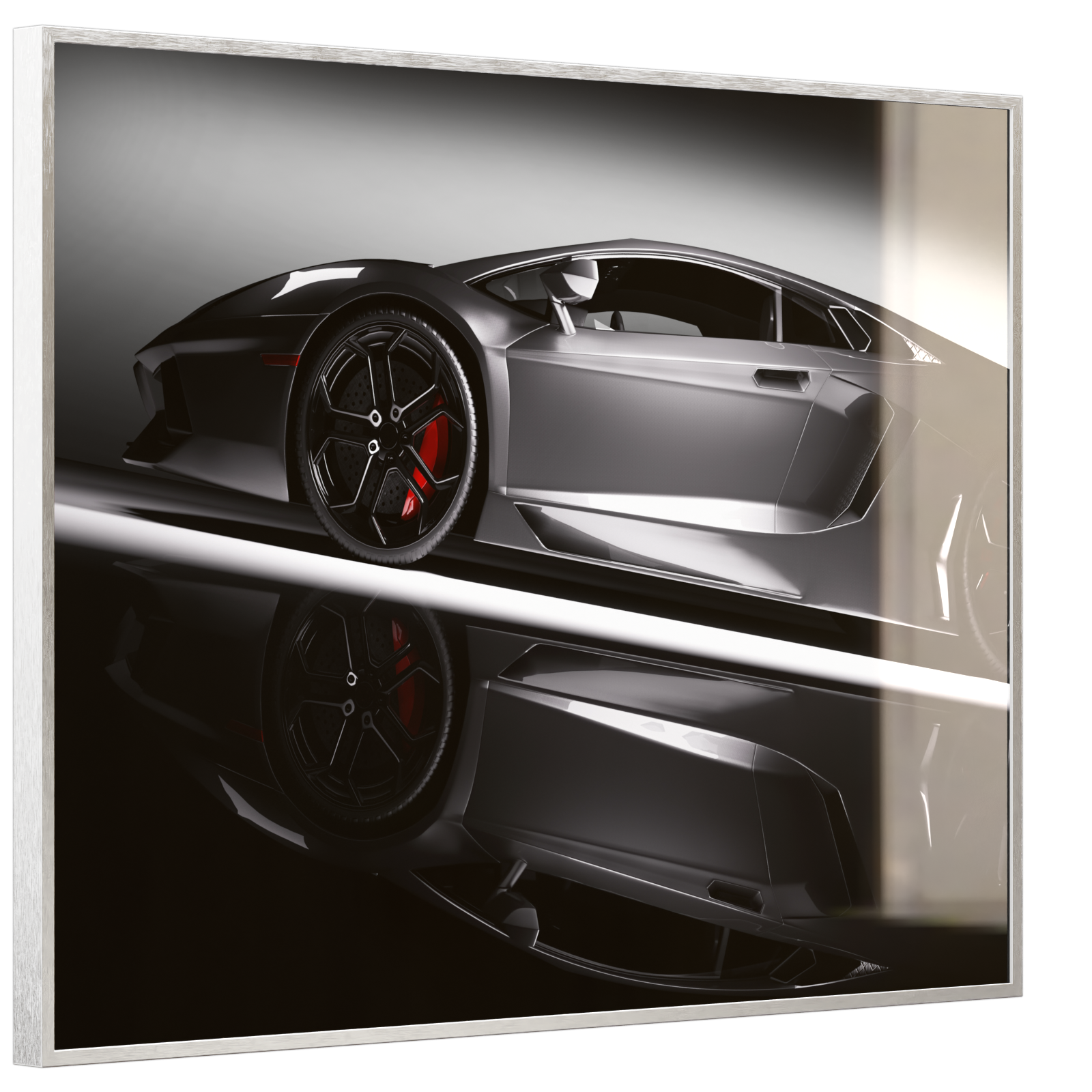 Deko Glas Wandbild Motiv 045 Sportwagen