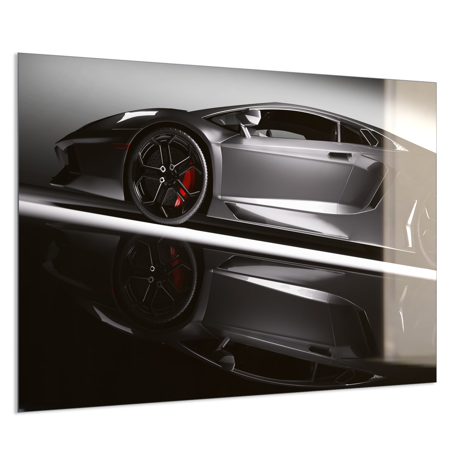 Deko Glas Wandbild Motiv 045 Sportwagen