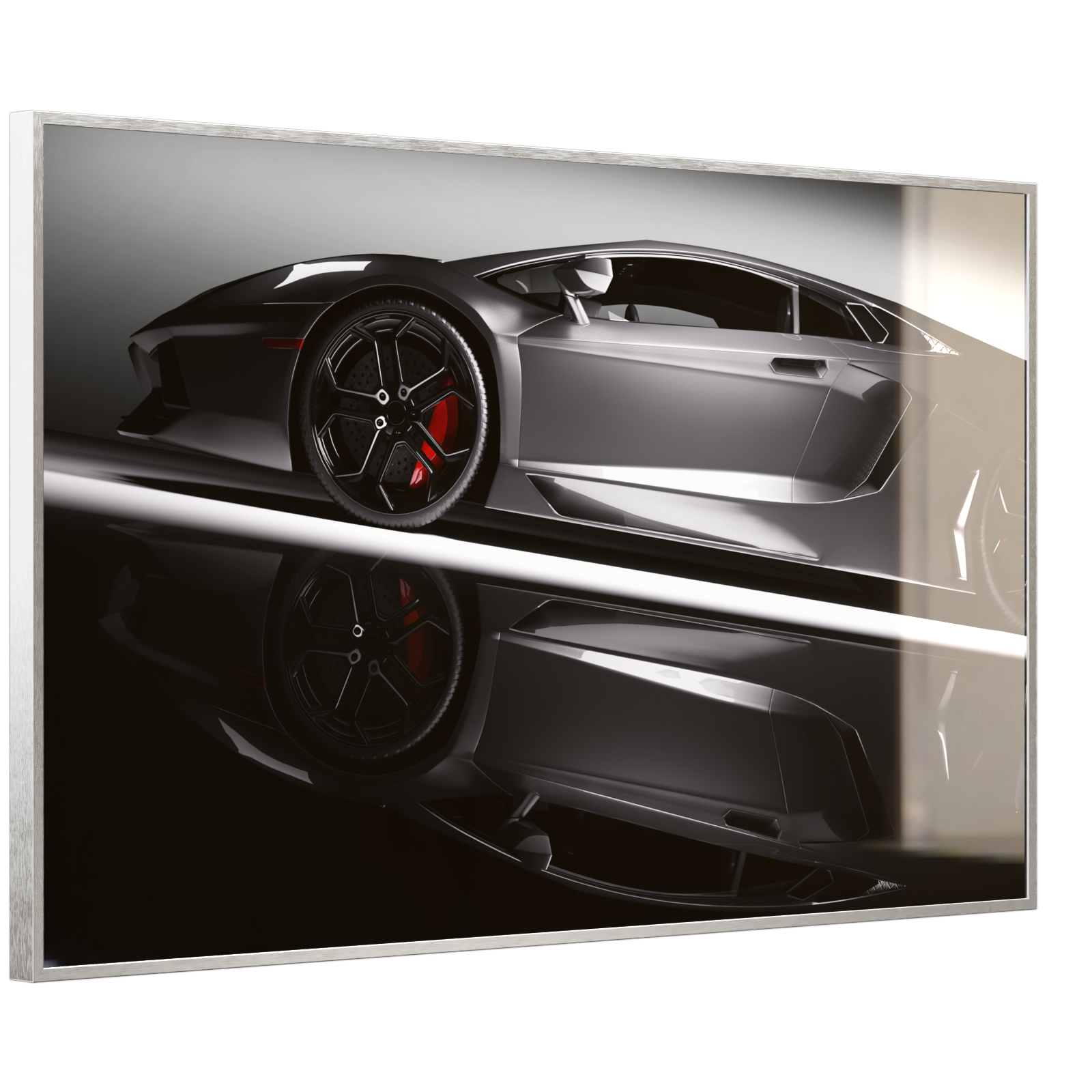 Deko Glas Wandbild Motiv 045 Sportwagen