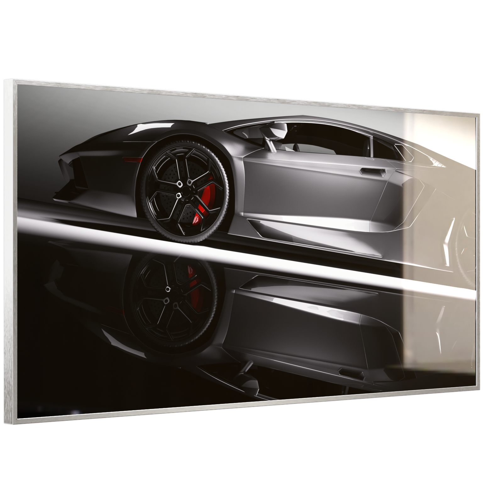 Deko Glas Wandbild Motiv 045 Sportwagen