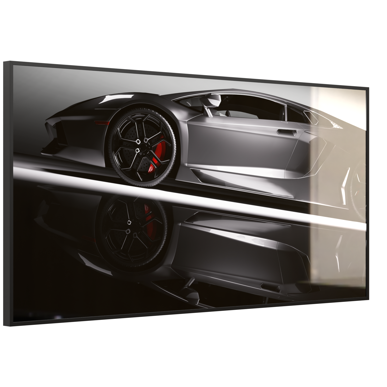 Deko Glas Wandbild Motiv 045 Sportwagen